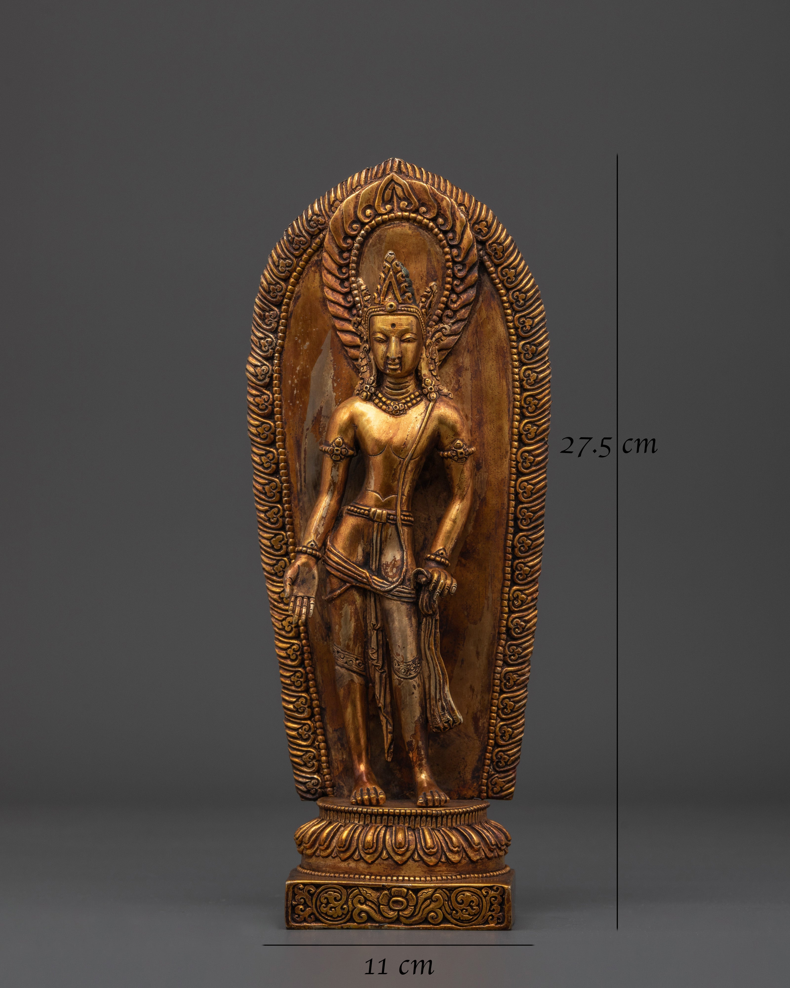 Padmapani Handcrafted Statue | Buddhist Figure of Compassion and Peace