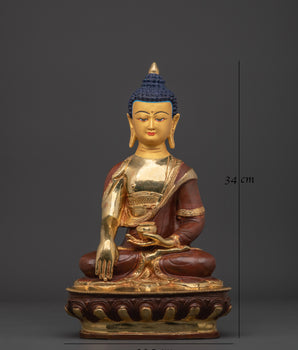 Shakyamuni Buddha Statue for Zen Decor | Symbol of the Path to Enlightenment