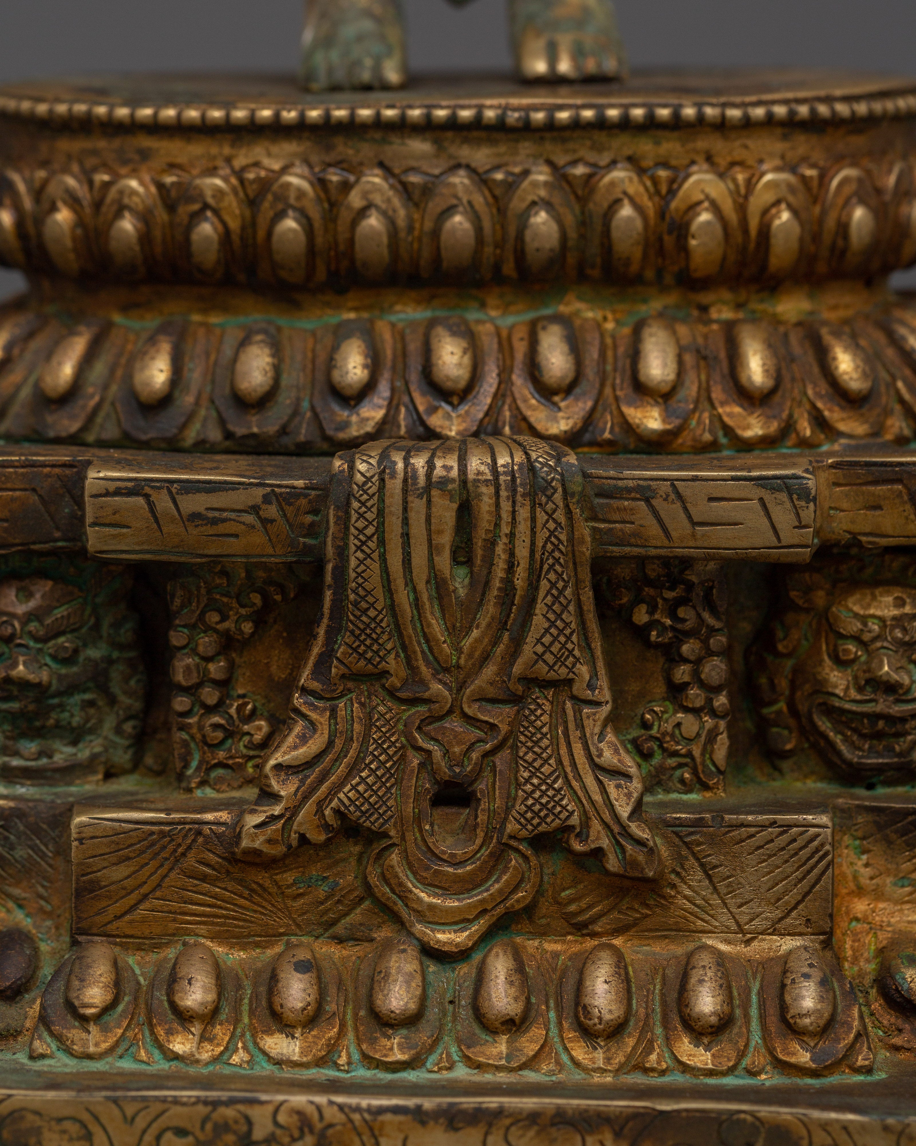 Tibetan 1000 Armed Chenrezig Statue | Divine Protector of Compassion