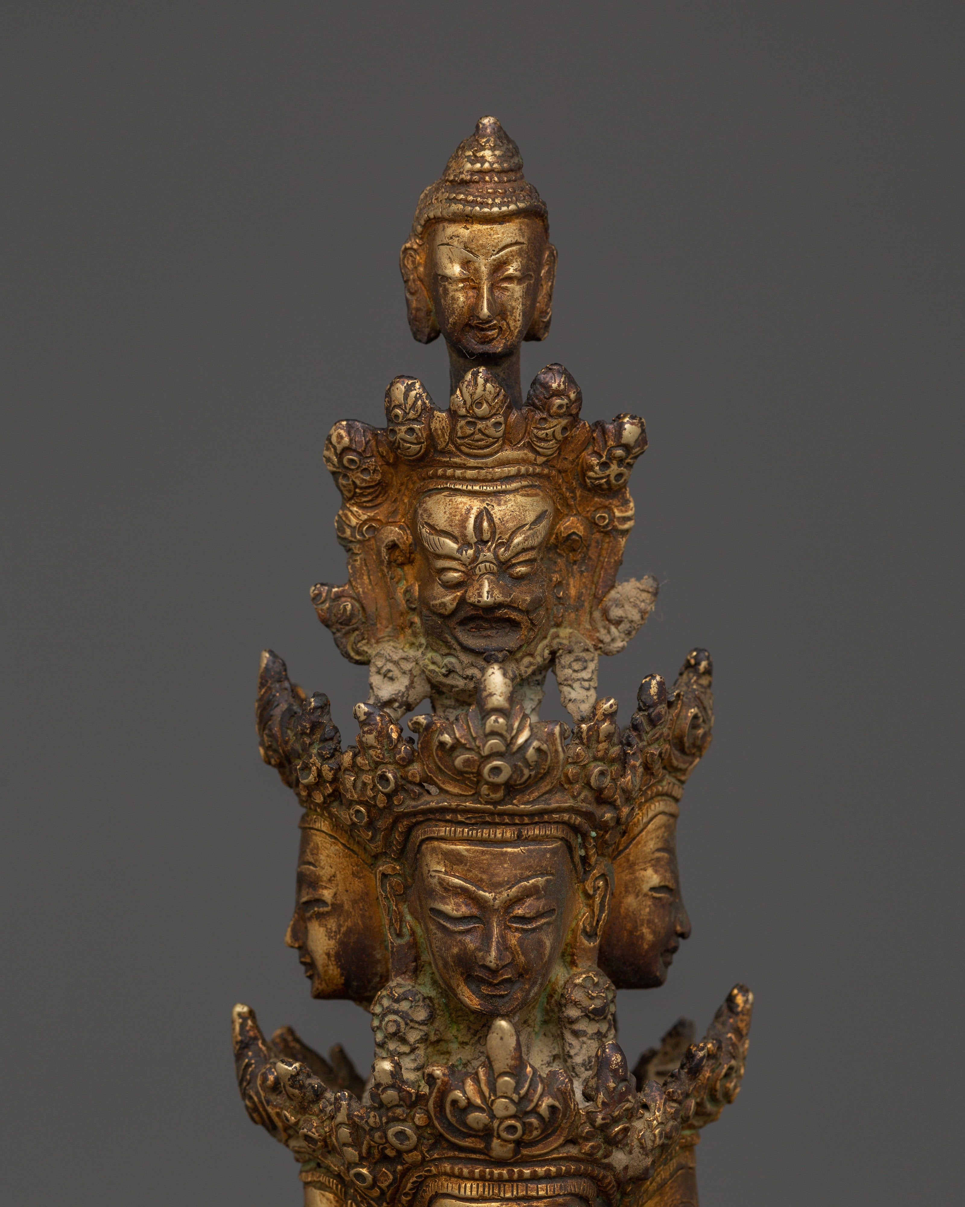 Tibetan 1000 Armed Chenrezig Statue | Divine Protector of Compassion