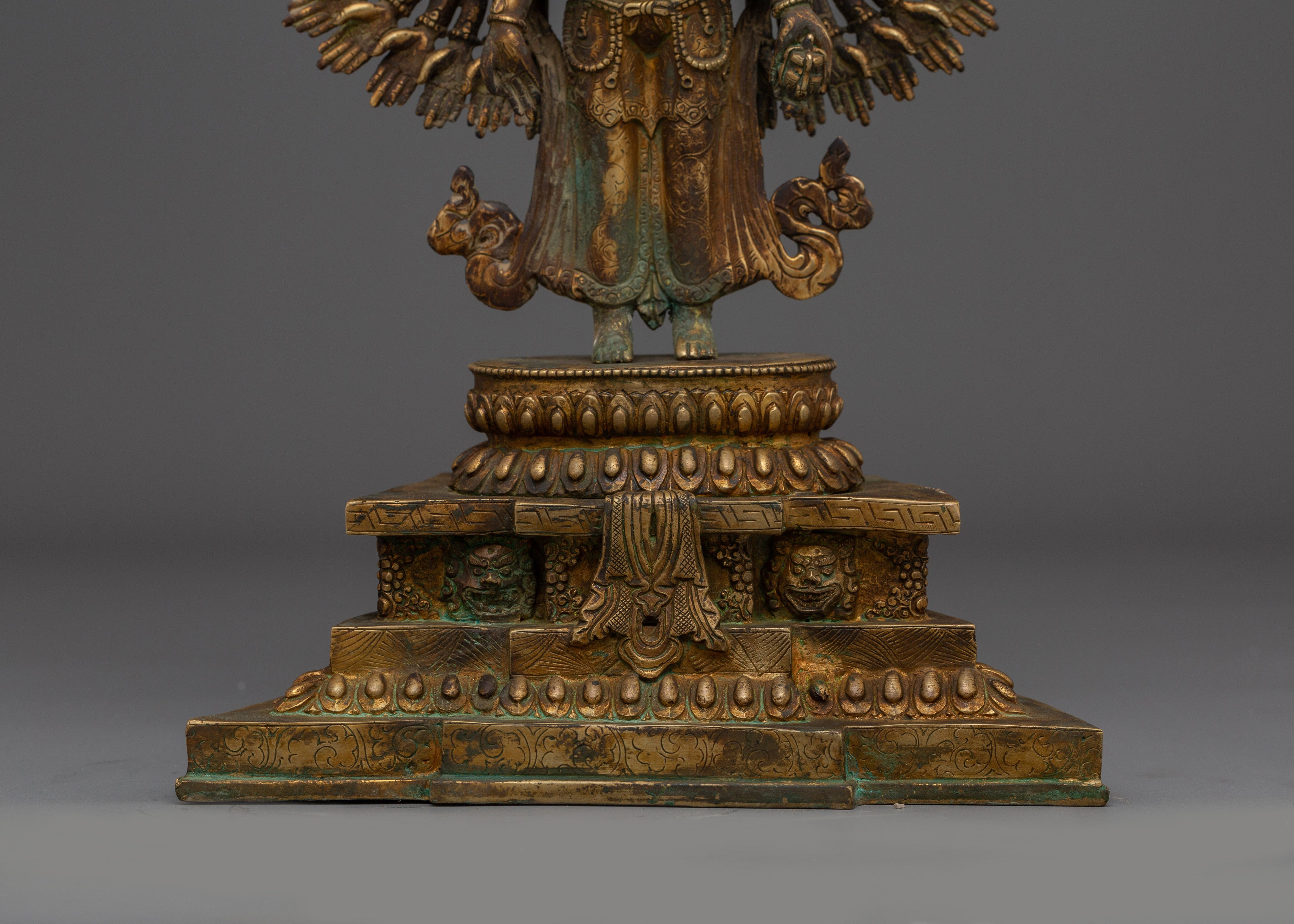 Tibetan 1000 Armed Chenrezig Statue | Divine Protector of Compassion