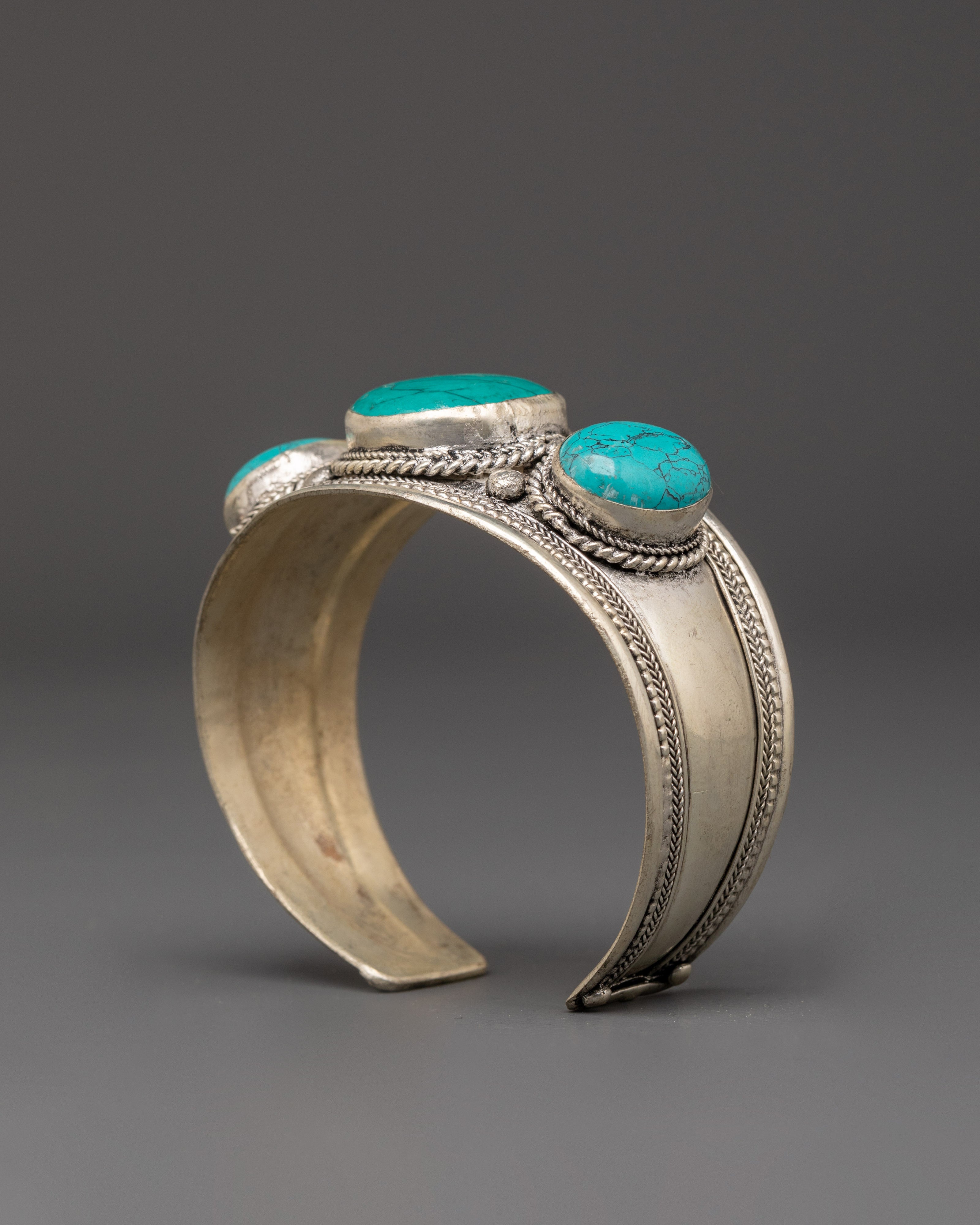 Tibetan Turquoise Bracelet | Healing Gemstone Spiritual Jewelry for Women