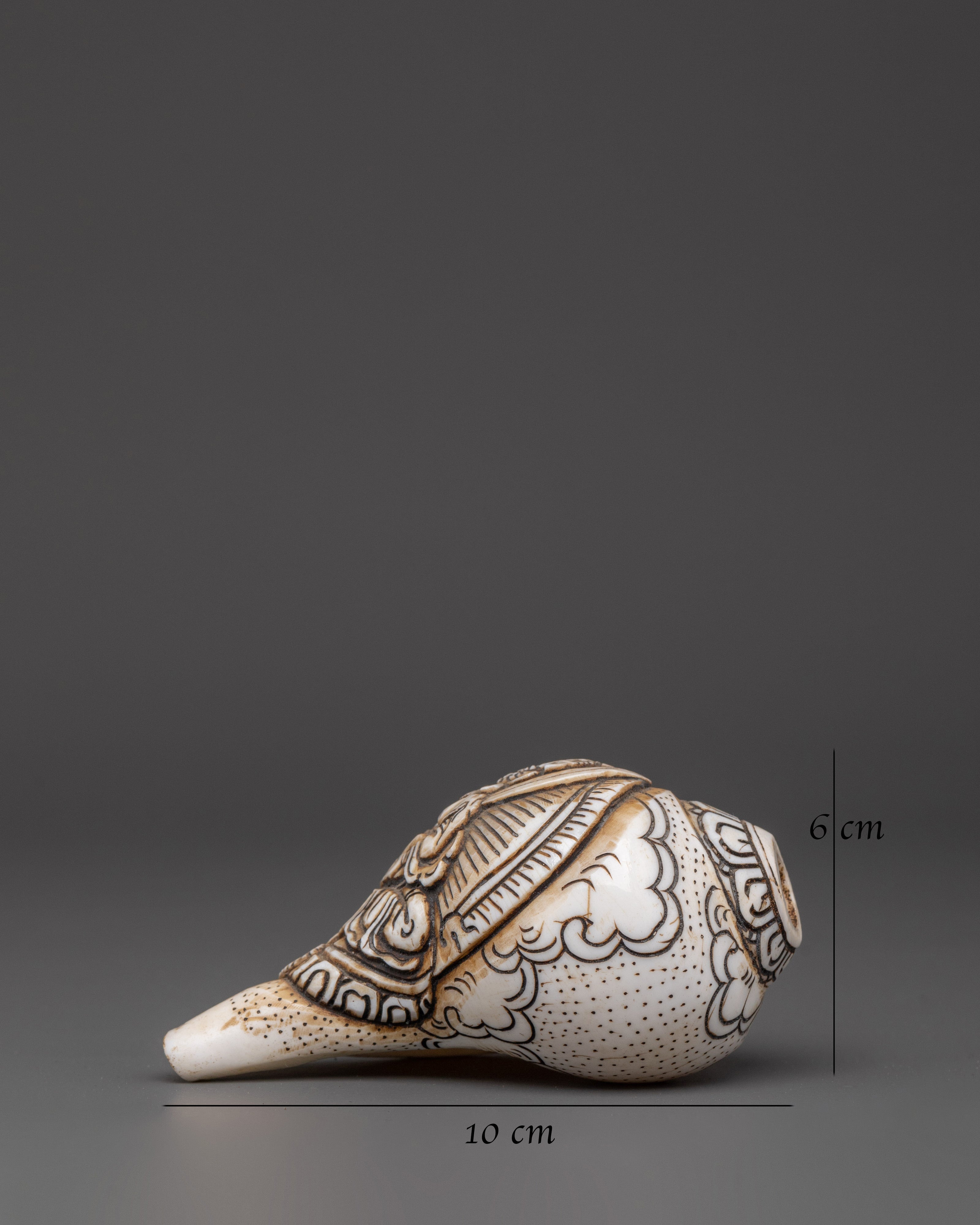 Dzambhala Conch – Sacred Buddhist Artifact