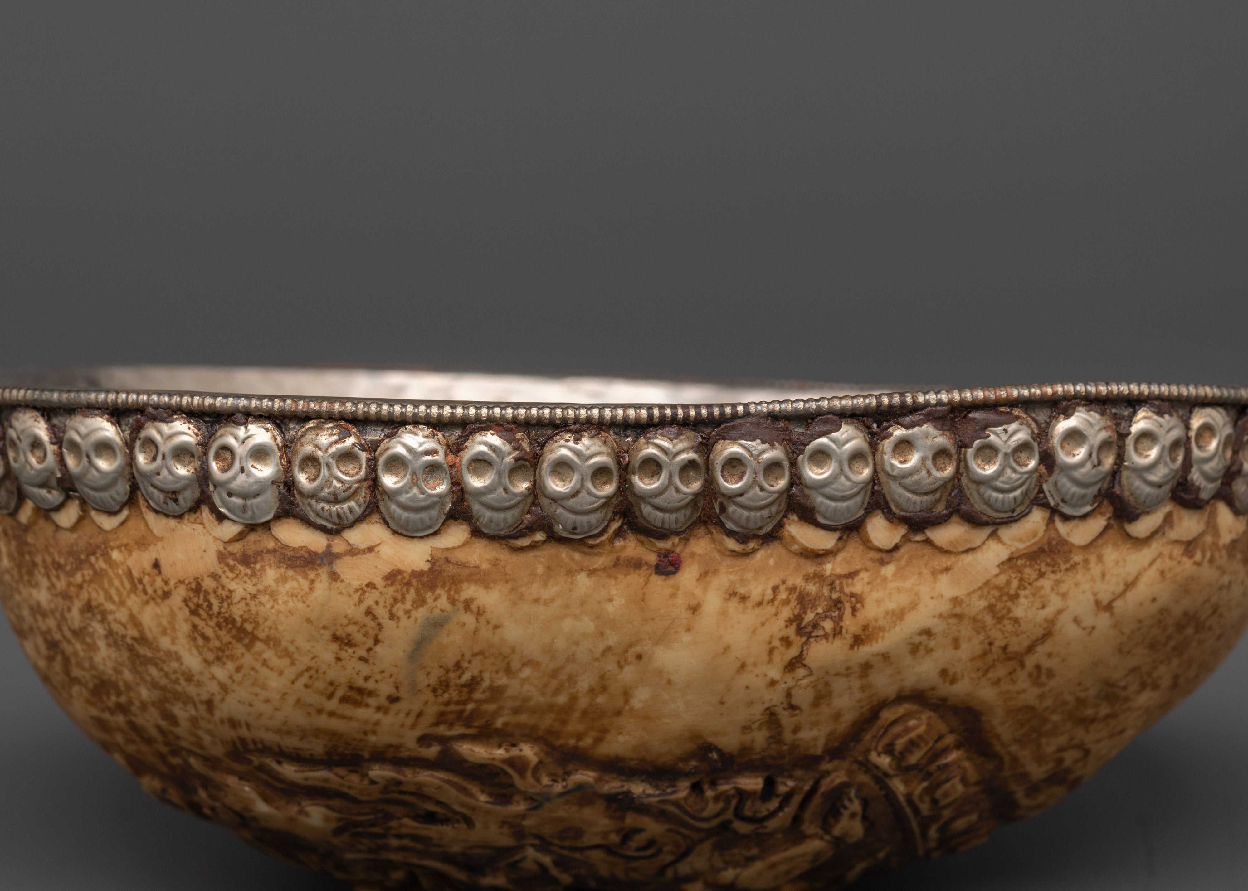Kapala Tibetan Artifact |  Ritual Cup for Meditation