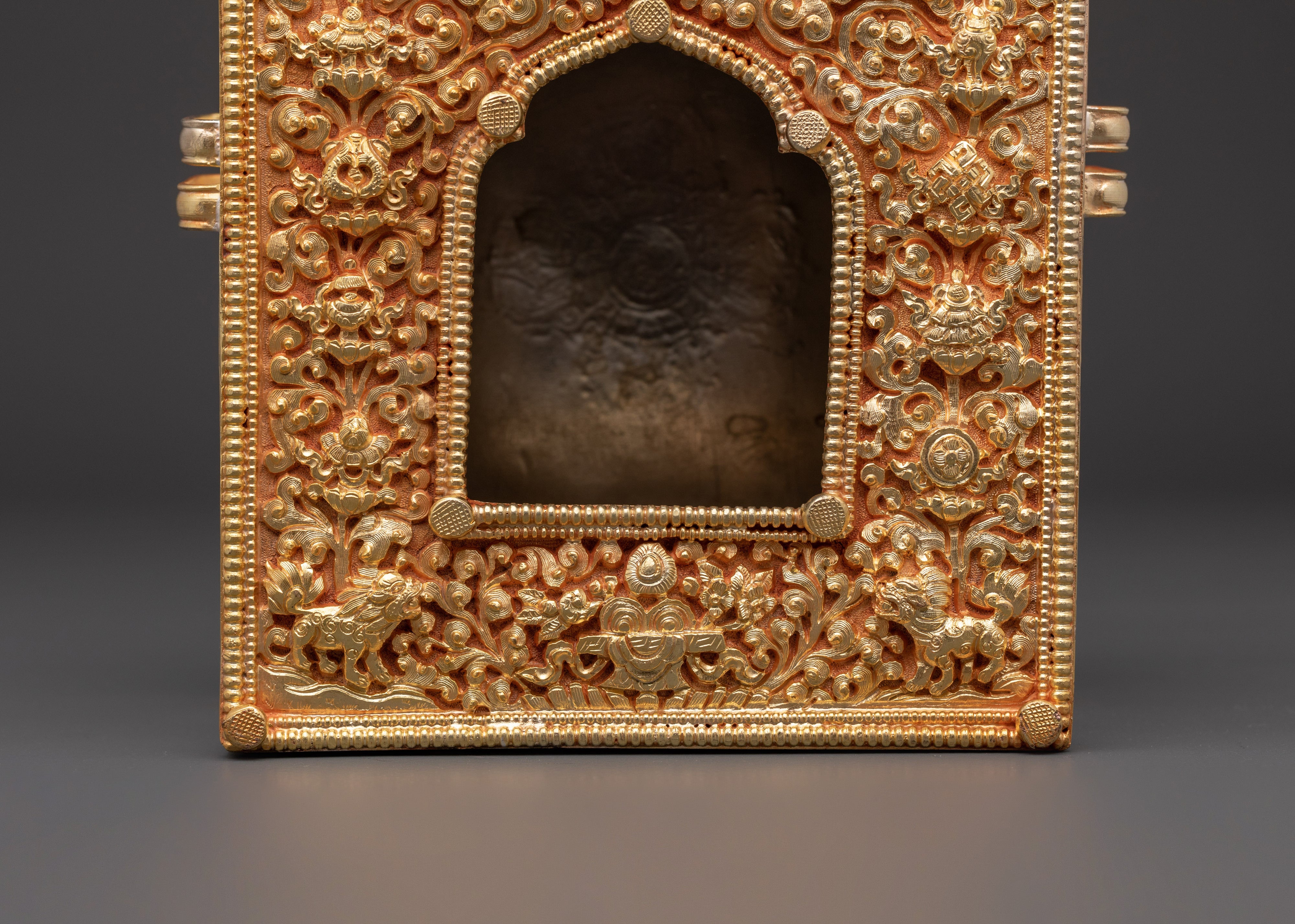 Himalayan Ghau Amulet Box | Tibetan Buddhist Prayer Relic Case
