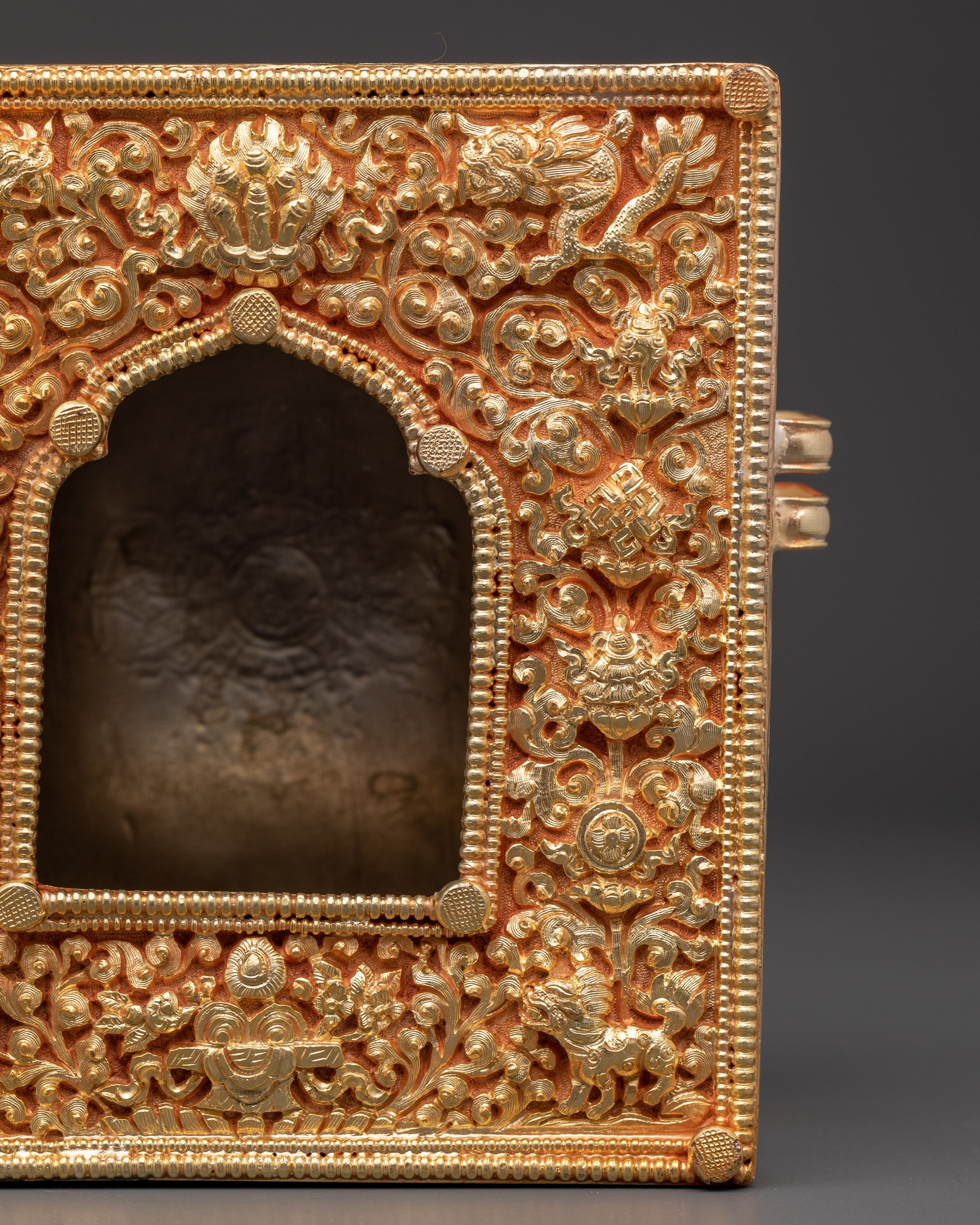 Himalayan Ghau Amulet Box | Tibetan Buddhist Prayer Relic Case