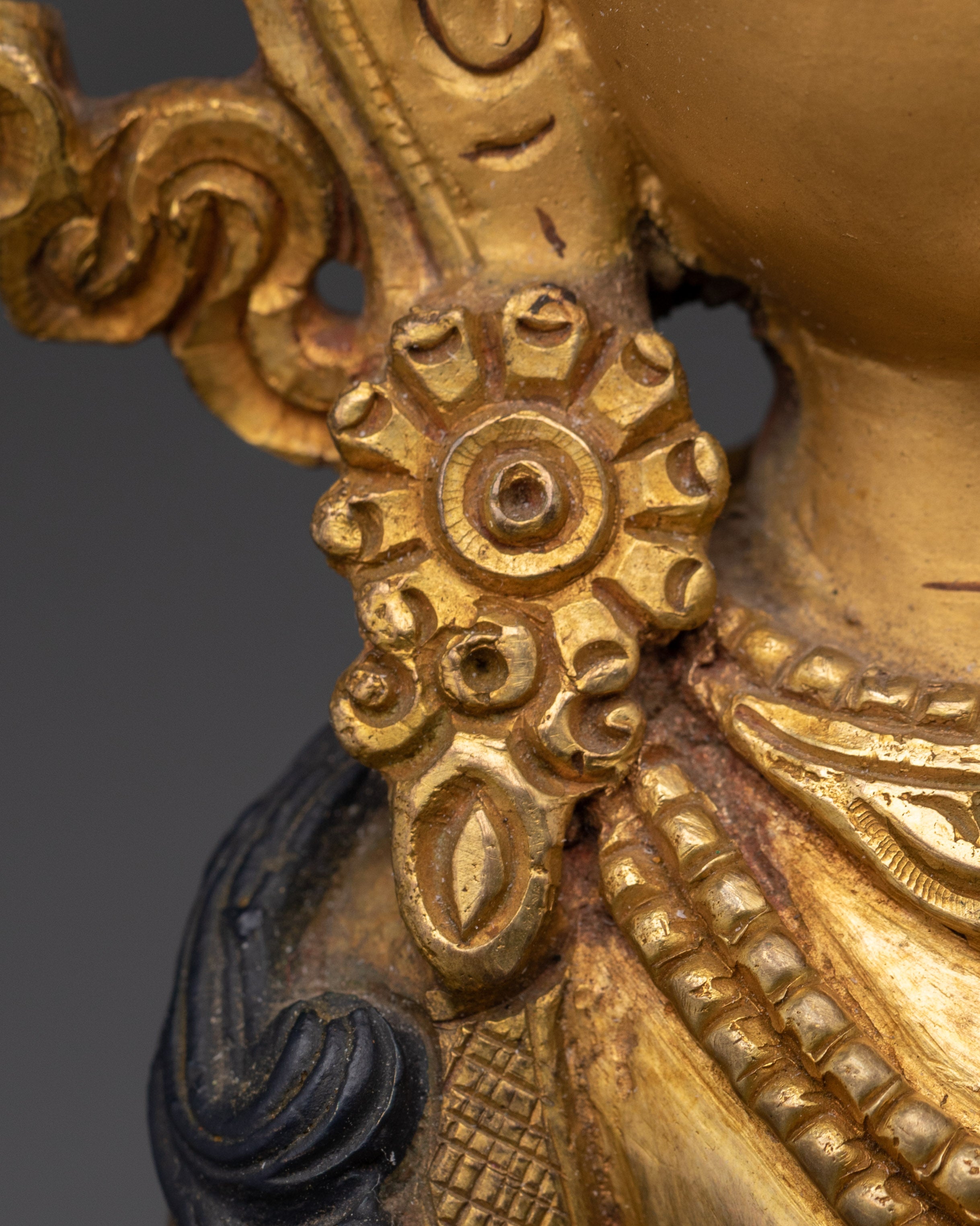 Gold Plated Amitayus Statue | Buddha of Eternal Life