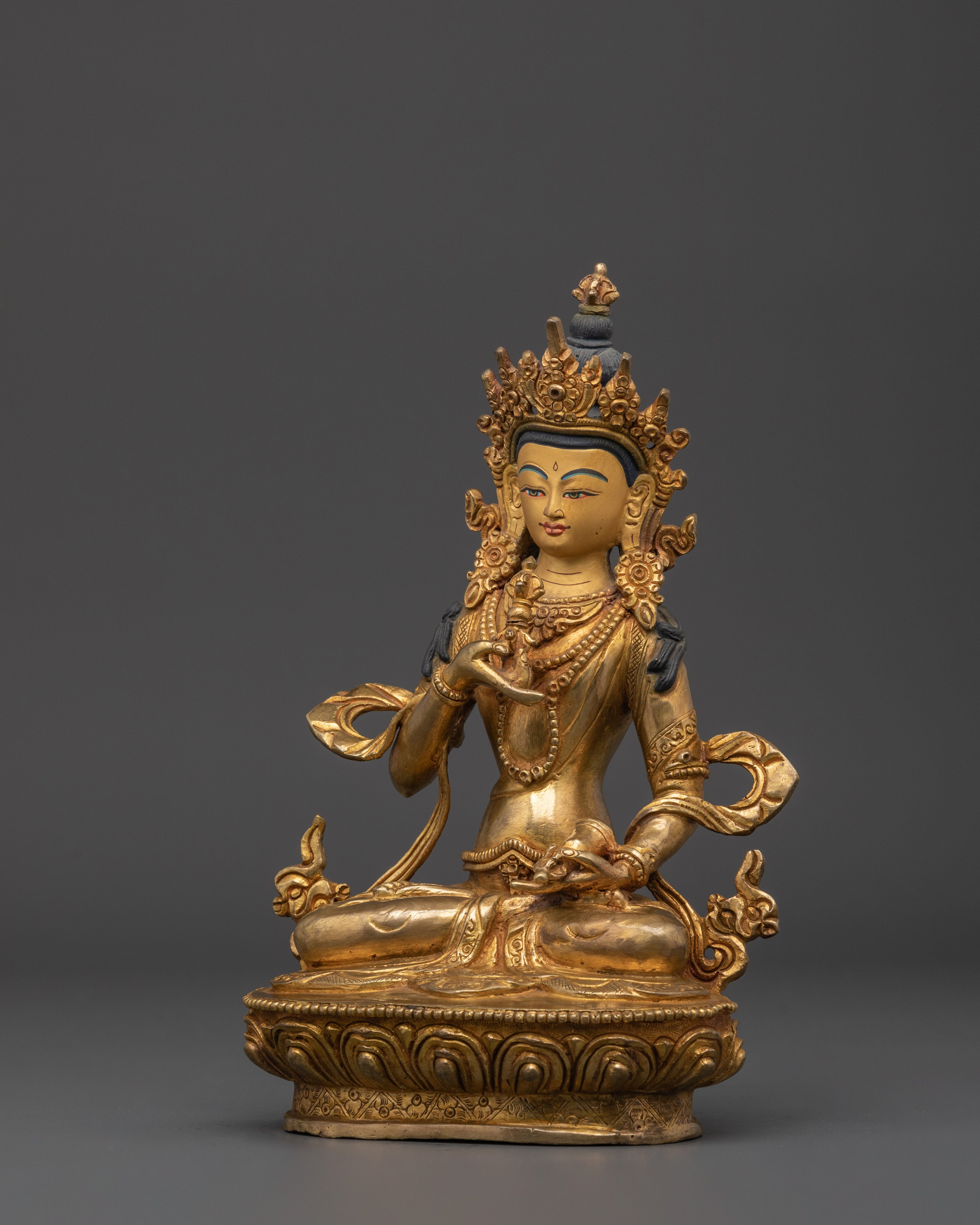 Vajrasattva Gold Plated Statue | Copper Body for Purification