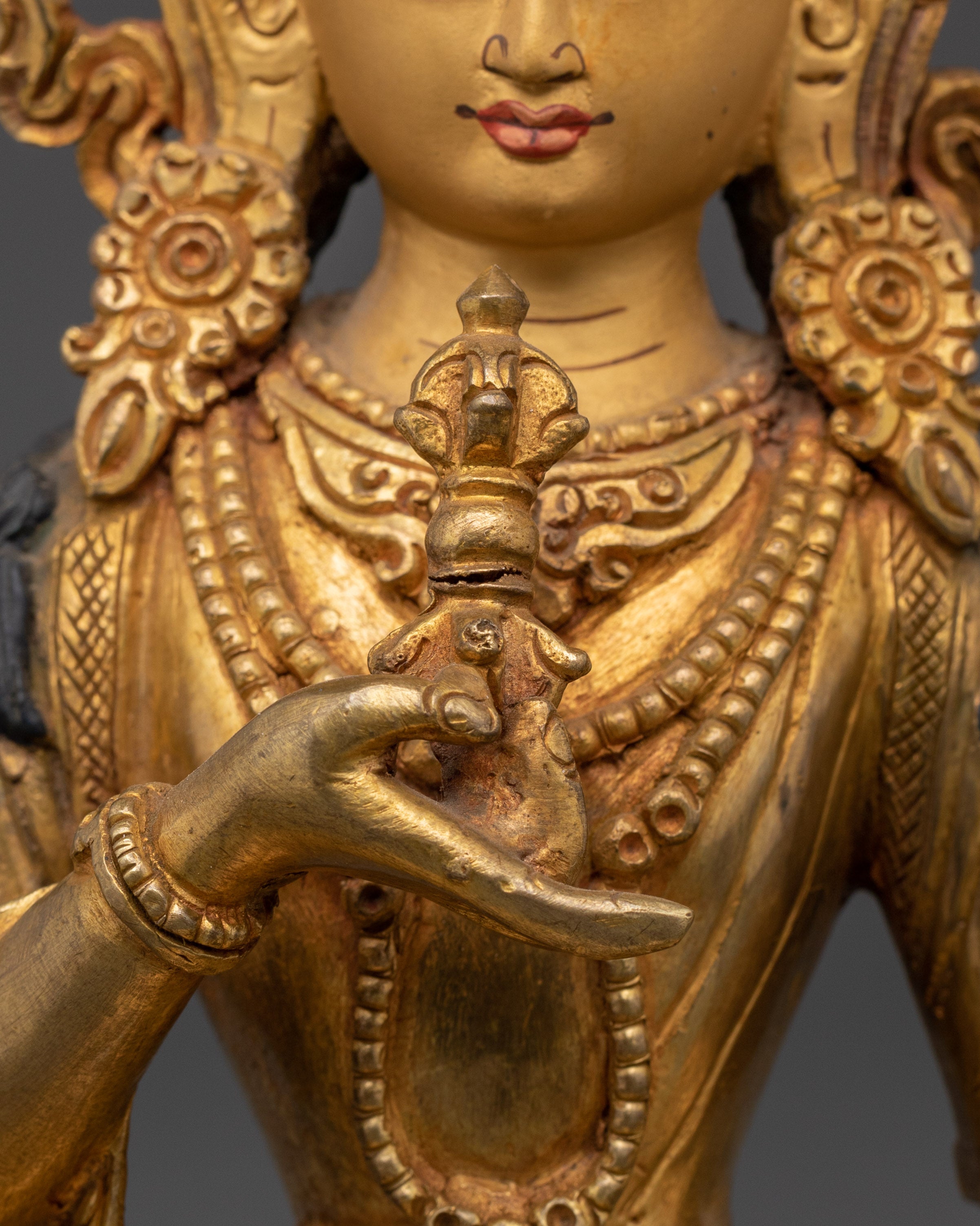 Vajrasattva Gold Plated Statue | Copper Body for Purification