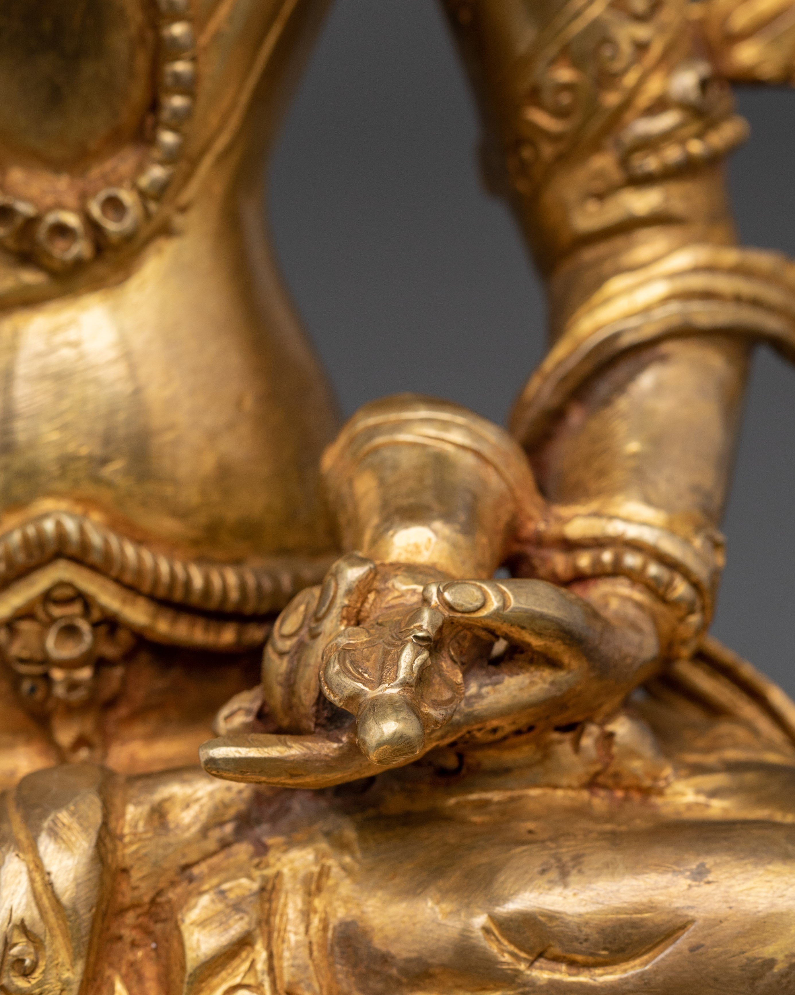 Vajrasattva Gold Plated Statue | Copper Body for Purification