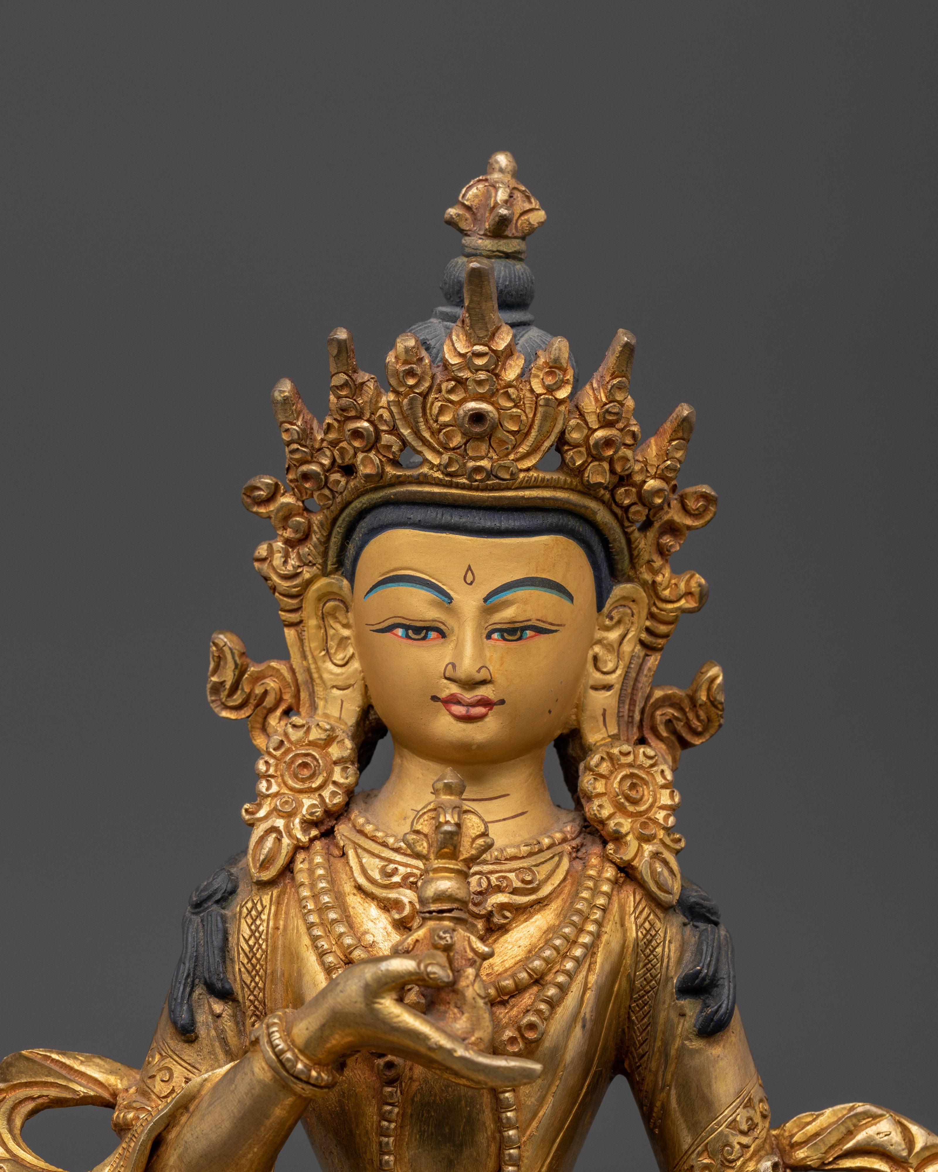Vajrasattva Gold Plated Statue | Copper Body for Purification