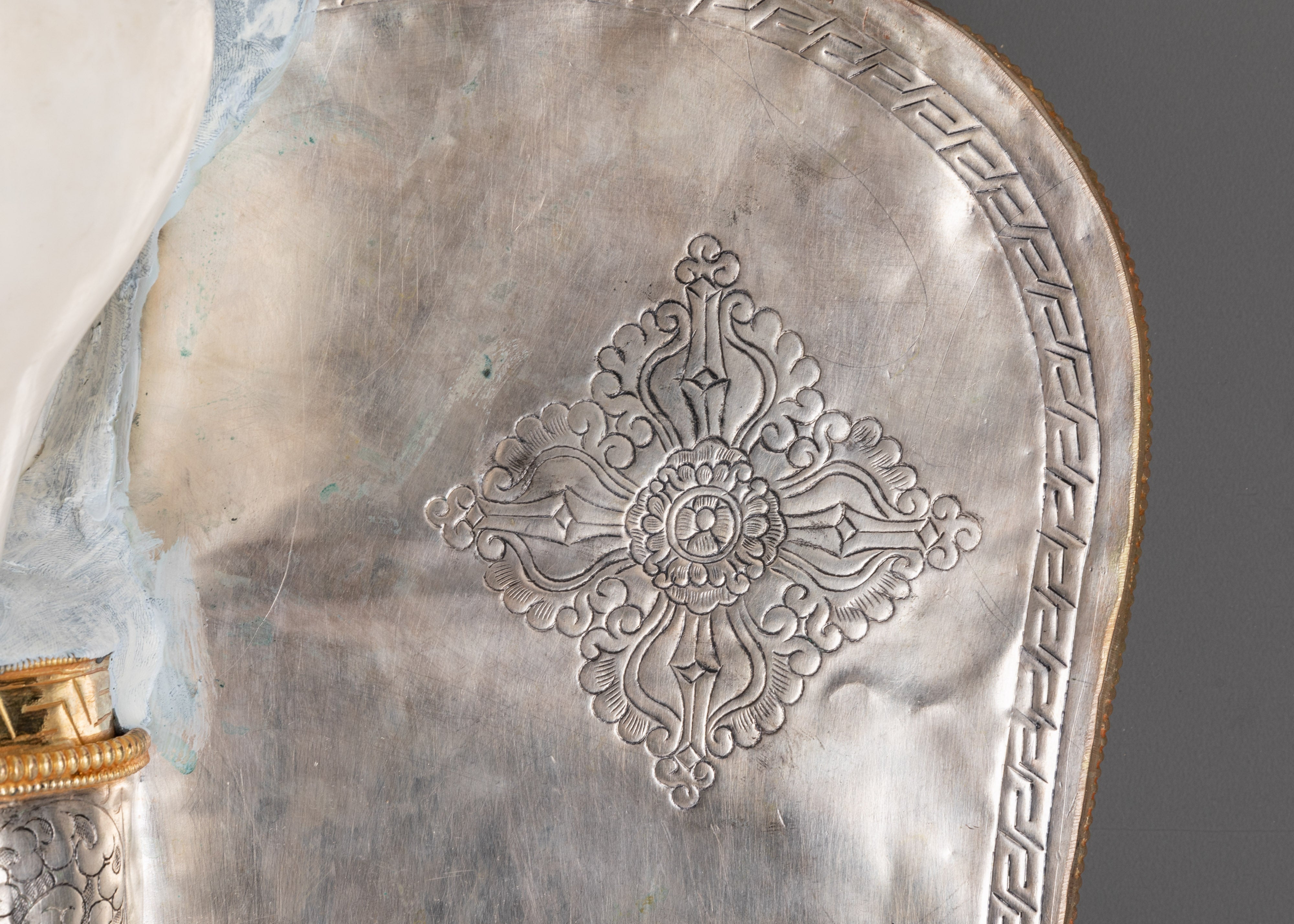 Gold and Silver Conch Shell | Copper Body with Silver & Gold Plating