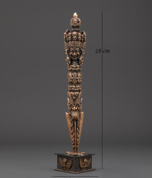 Handcrafted Himalayan Tibetan Phurba Dagger | Tantric Ritual and Spiritual Protection