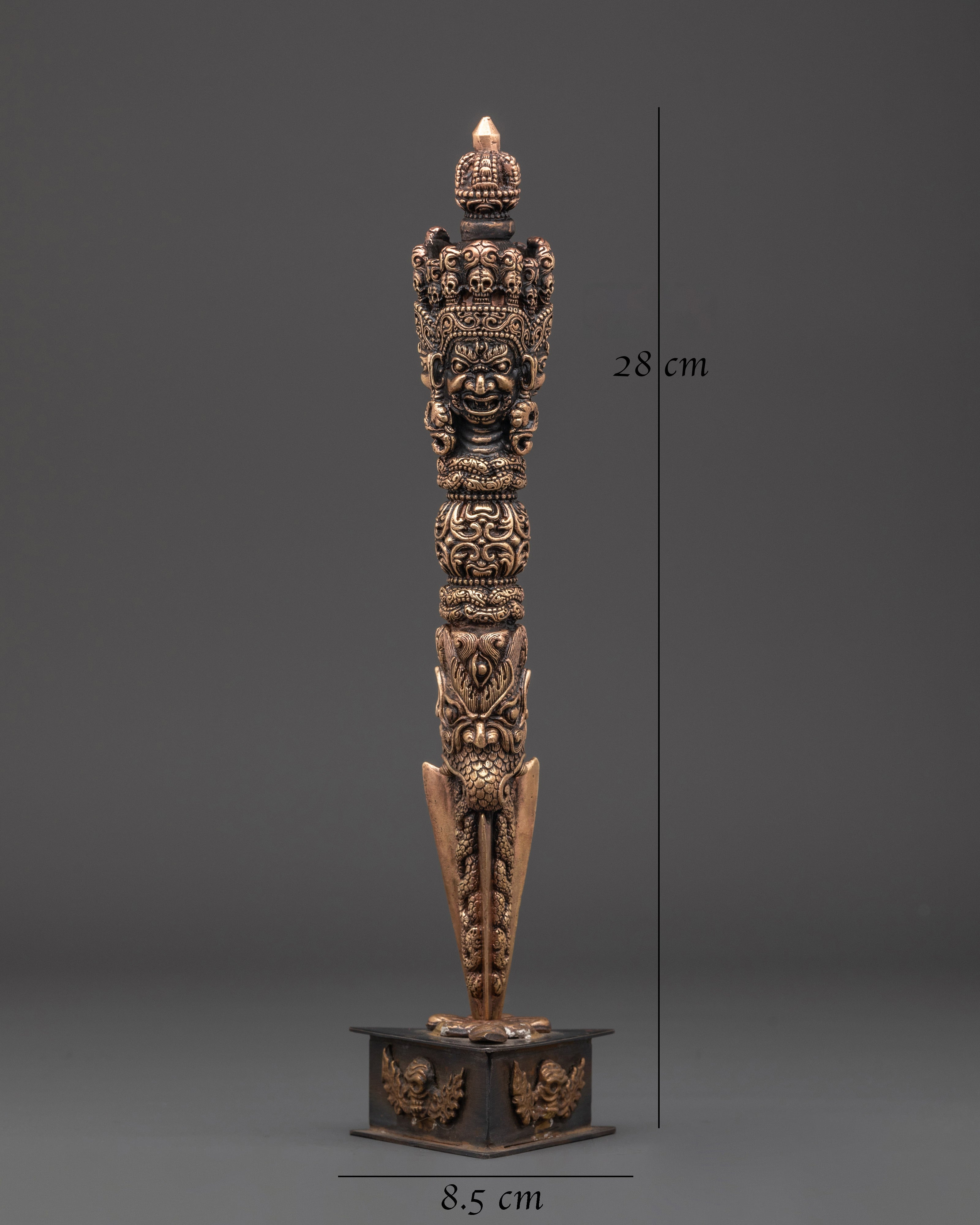 Handcrafted Himalayan Tibetan Phurba Dagger | Tantric Ritual and Spiritual Protection