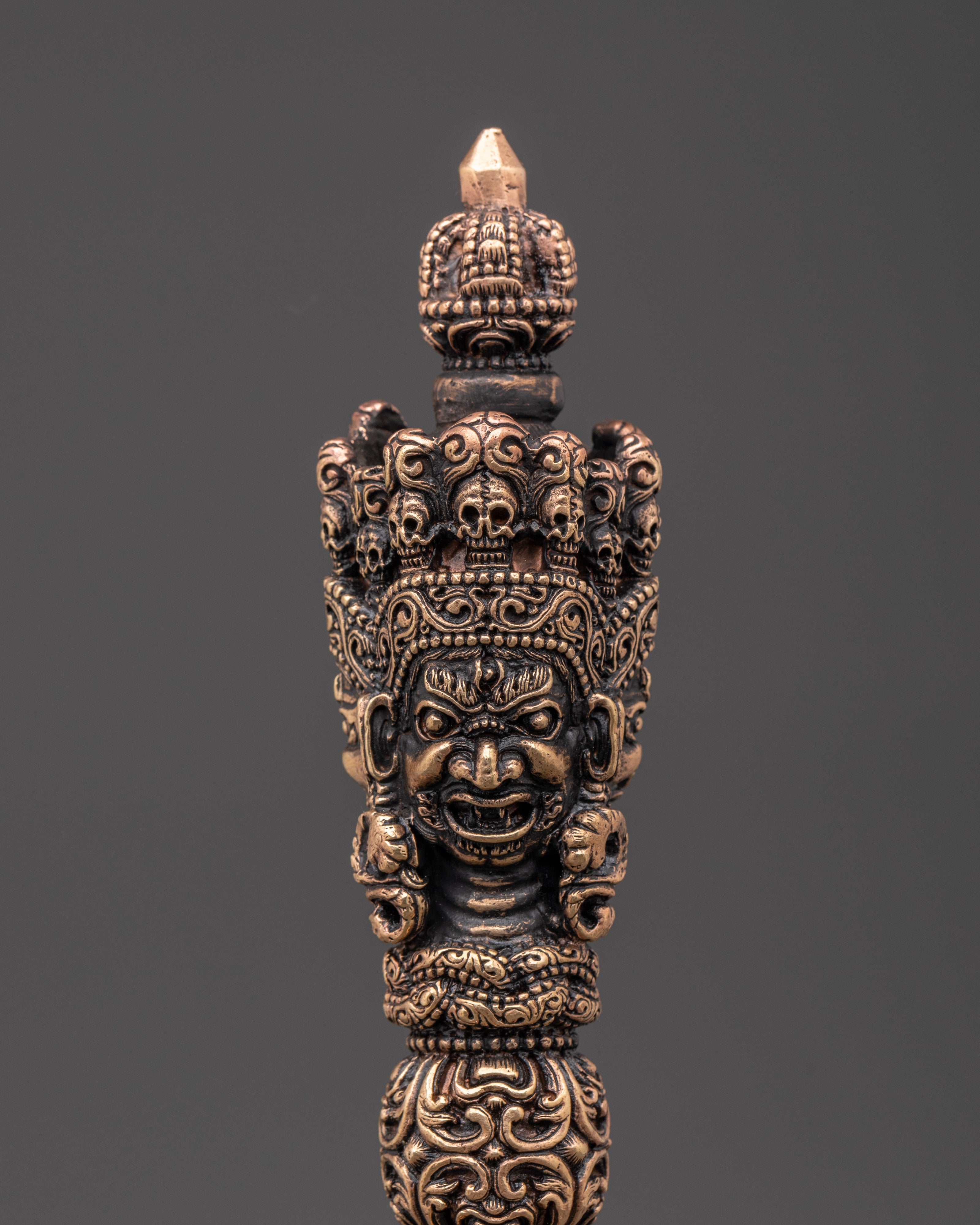 Handcrafted Himalayan Tibetan Phurba Dagger | Tantric Ritual and Spiritual Protection