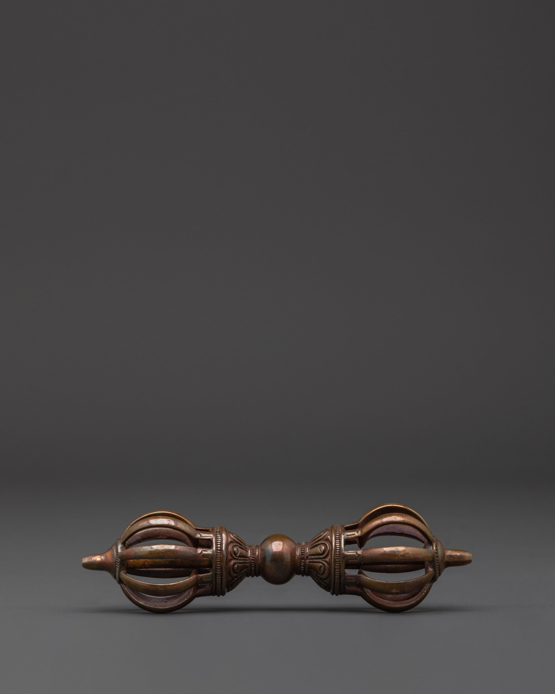 Oxidized Copper Dorje Vajra 