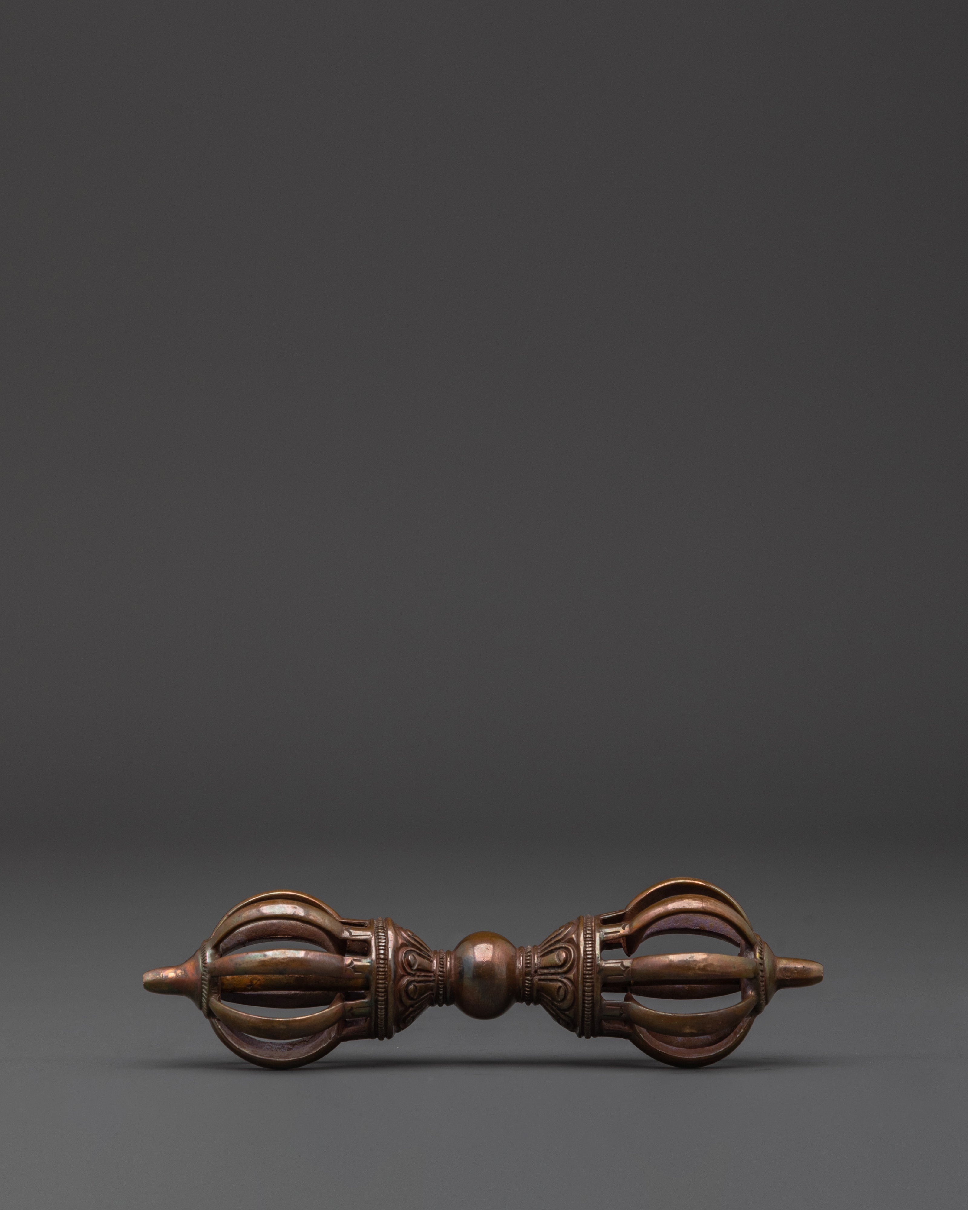 Oxidized Copper Dorje Vajra 