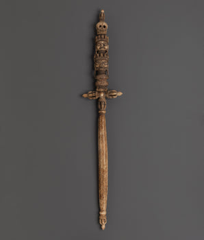 Tibetan Ritual Phurba Dagger | Spiritual Protection Tools