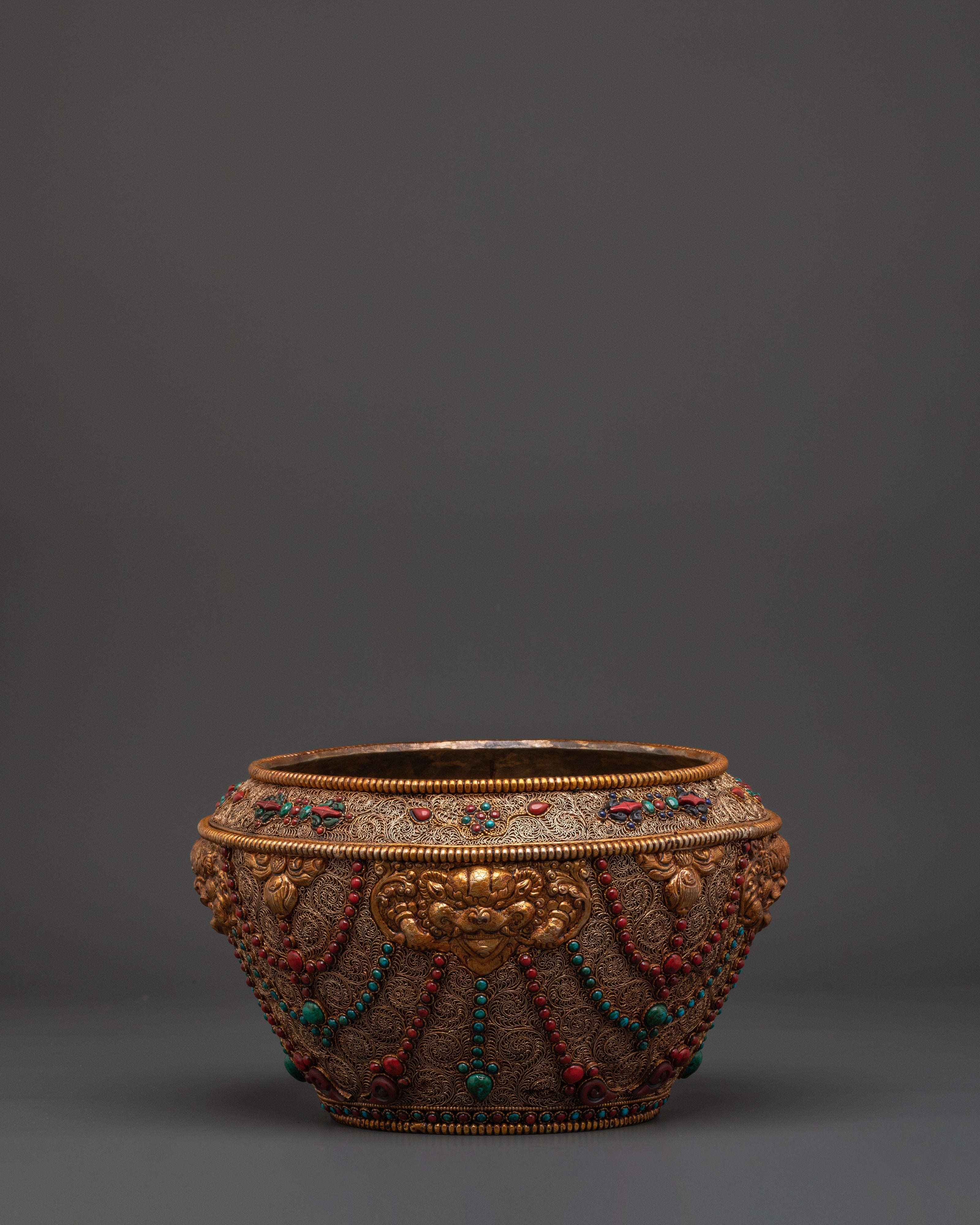 Traditional Ceremonial Rice Pot | Spiritual Ritual and Offering Pot