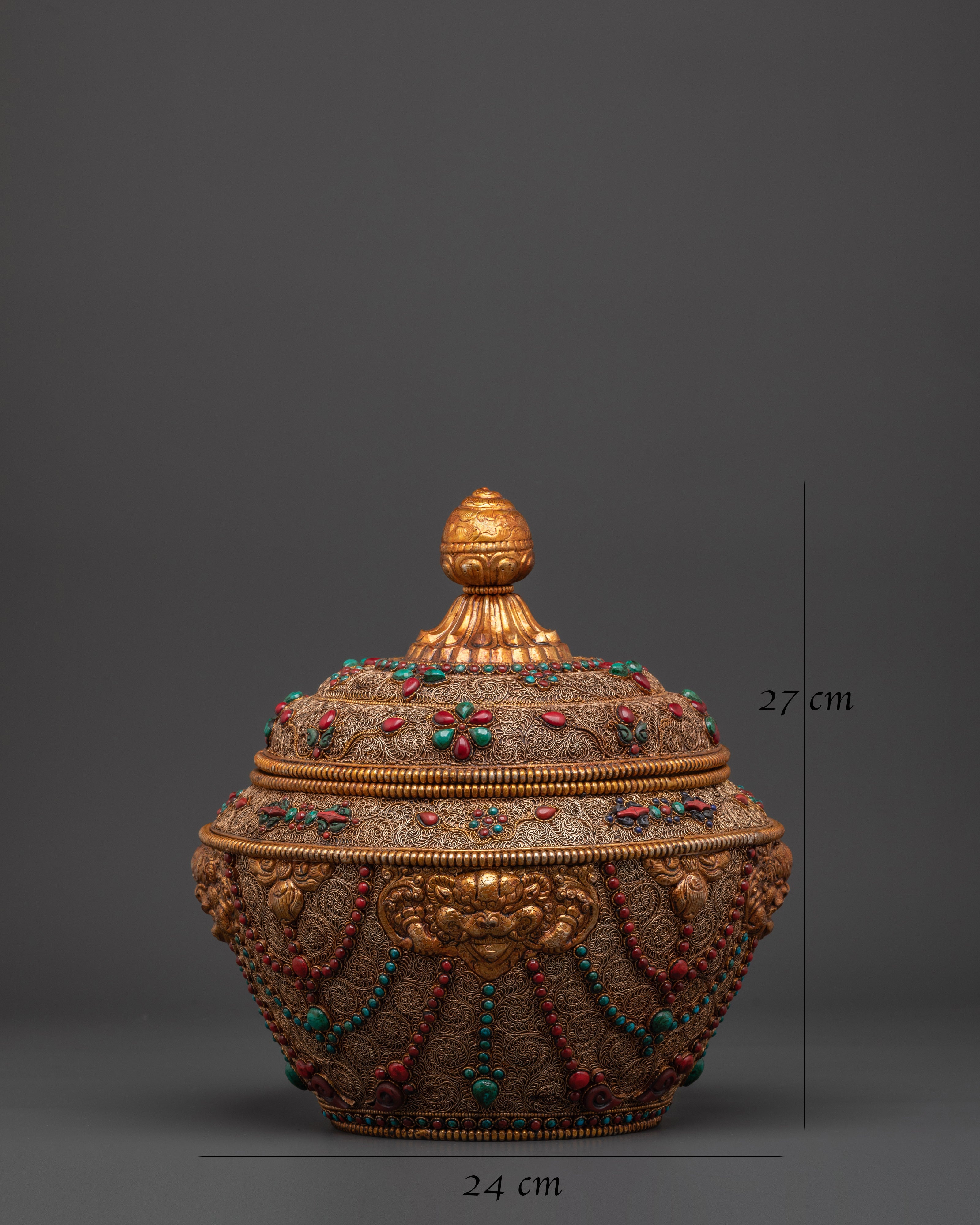 Traditional Ceremonial Rice Pot | Spiritual Ritual and Offering Pot