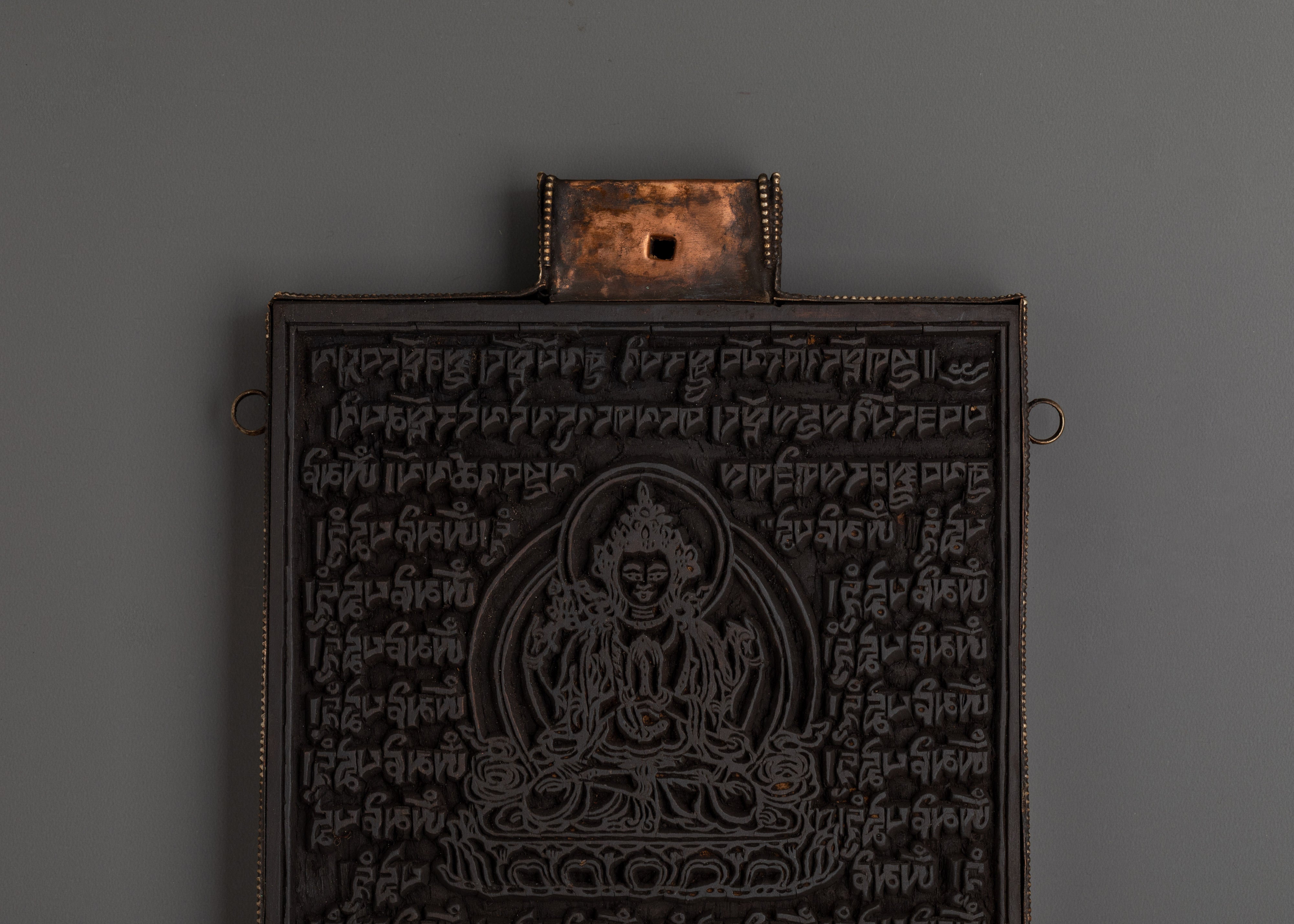Buddhist Chenrezig Stamp | Spiritual Meditation Tool