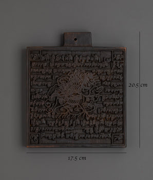 8 Auspicious Symbol Stamp |  Spiritual Ritual Tool for Tibetan Practices