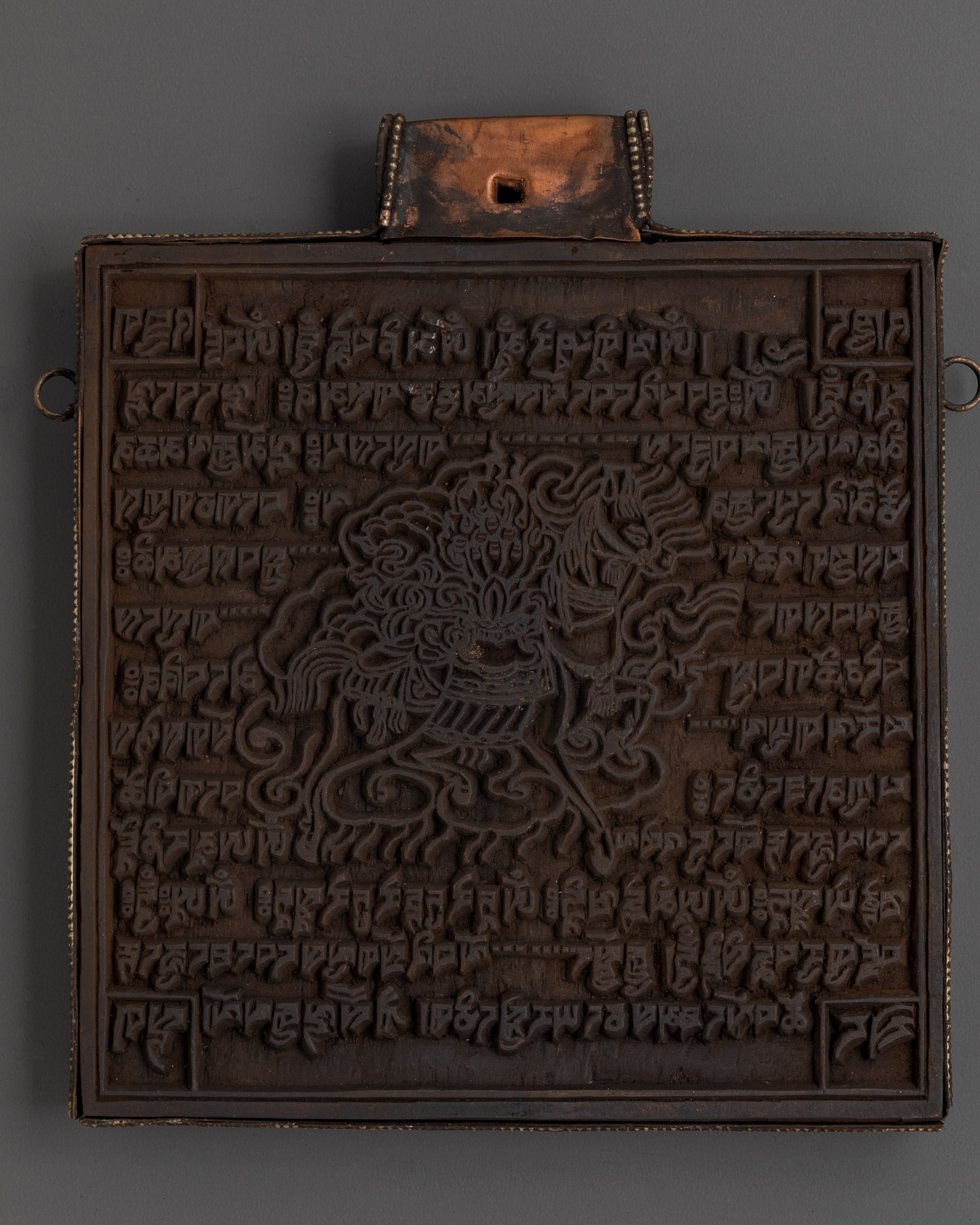 8 Auspicious Symbol Stamp | Unique Wooden Craft