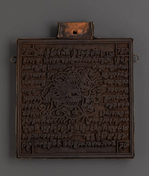 Tibetan woodblock stamp