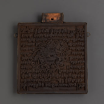 Tibetan woodblock stamp