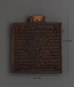 8 Auspicious Symbol Stamp | Unique Wooden Craft