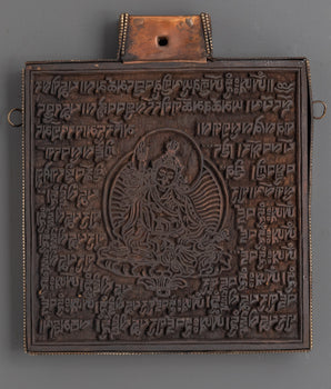 Handcrafted Copper Ceremonial Stamp | Spiritual Decorative Art
