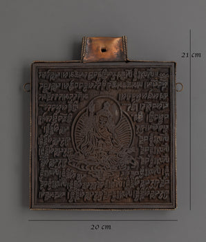 Tibetan Art Handcrafted Stamp | Engraved Buddhist Art