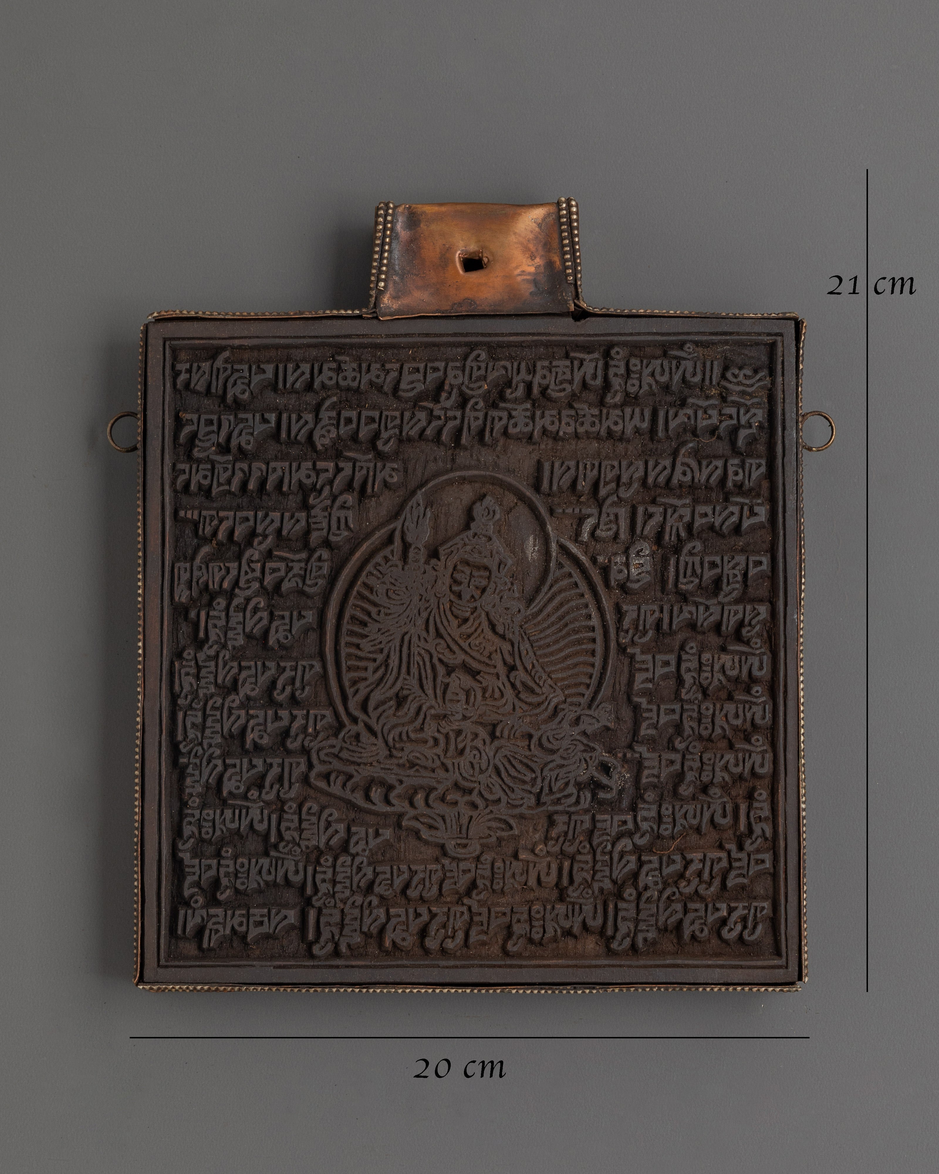 Tibetan Art Handcrafted Stamp | Engraved Buddhist Art
