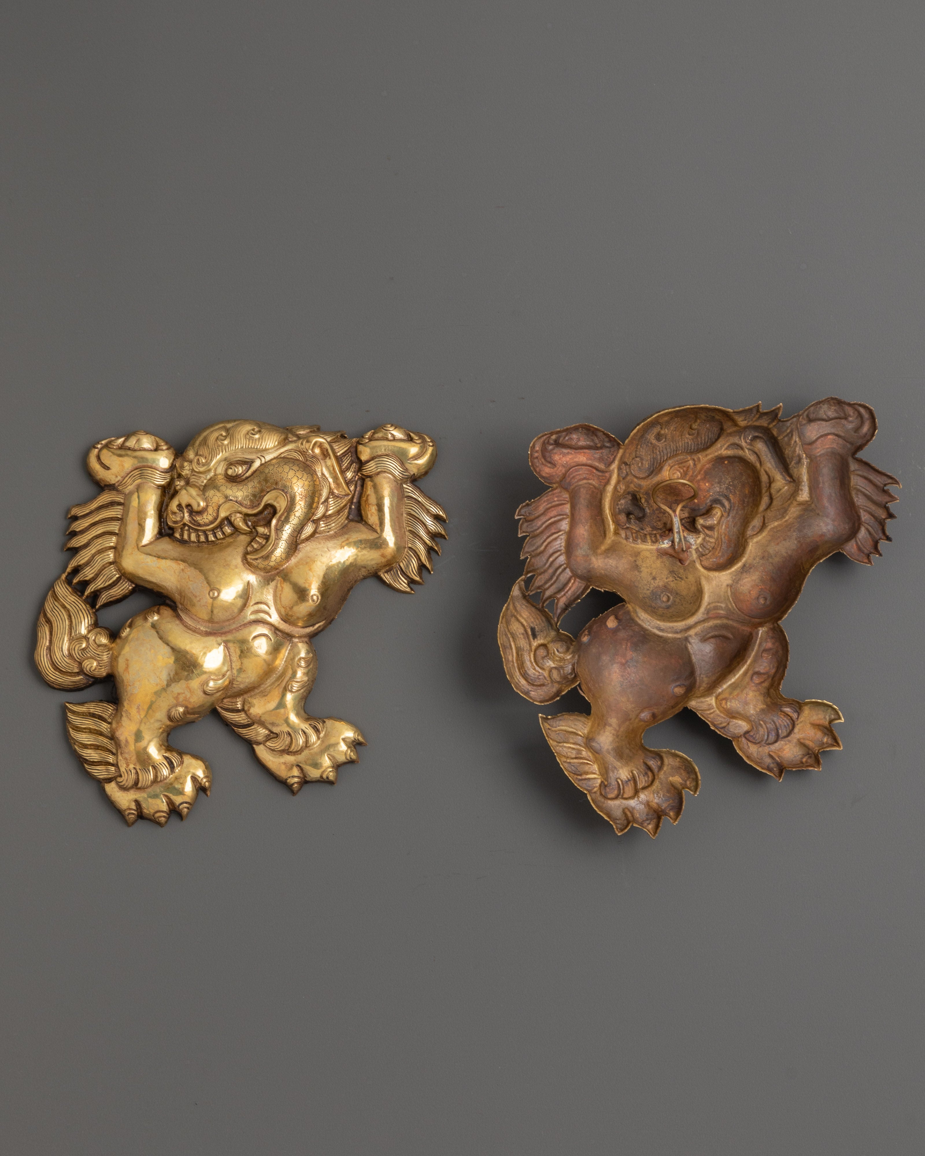 Handcrafted Wall Hanging Lion Artwork | Lion Sacred Spiritual Decor