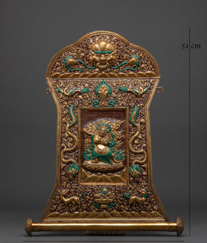 Spiritual Vajrapani Carved Wall Hanging | Spiritual Home Decor