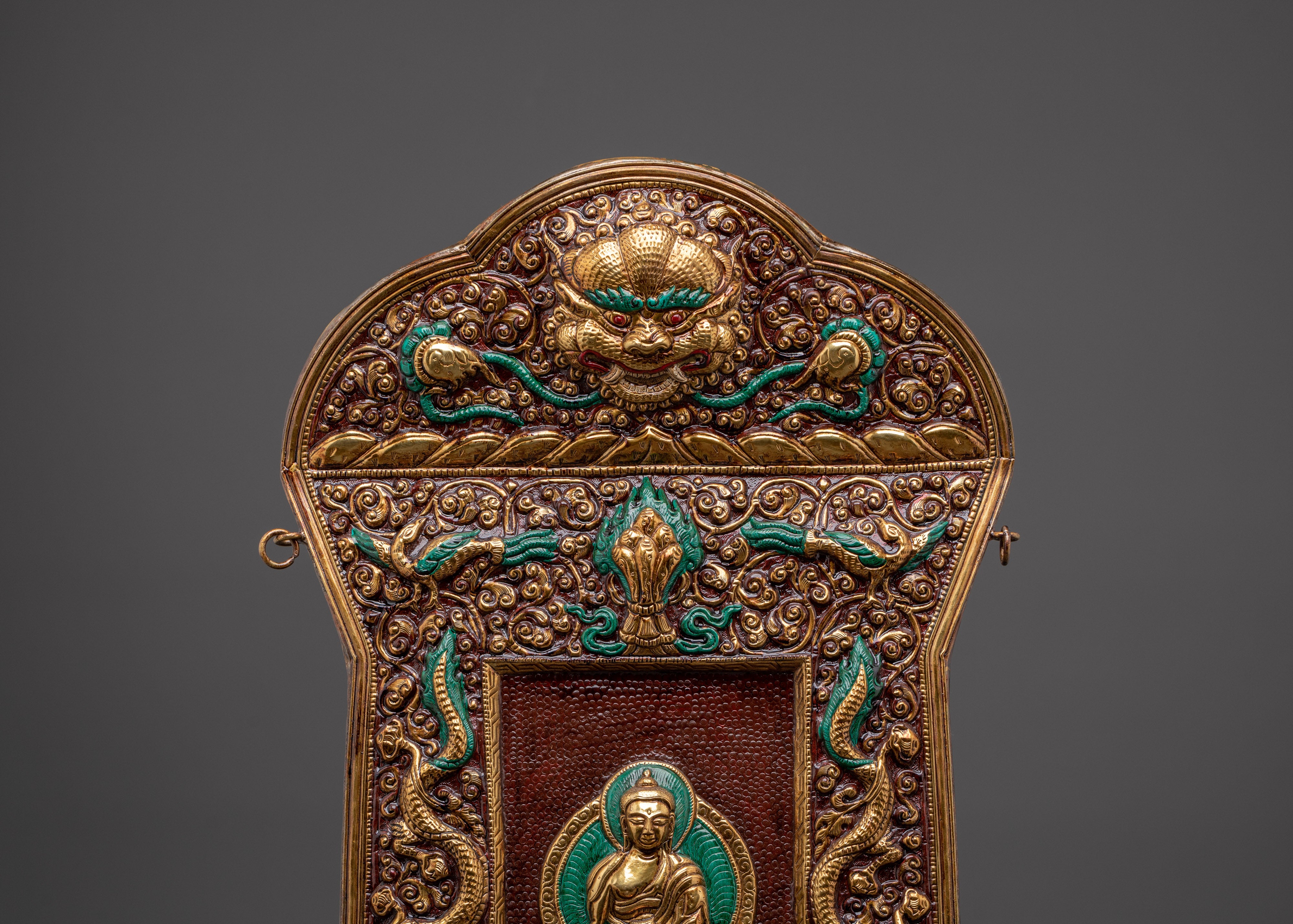 Buddha Shakyamuni Brass Wall Hanging | A Sacred Symbol of Peace and Enlightenment
