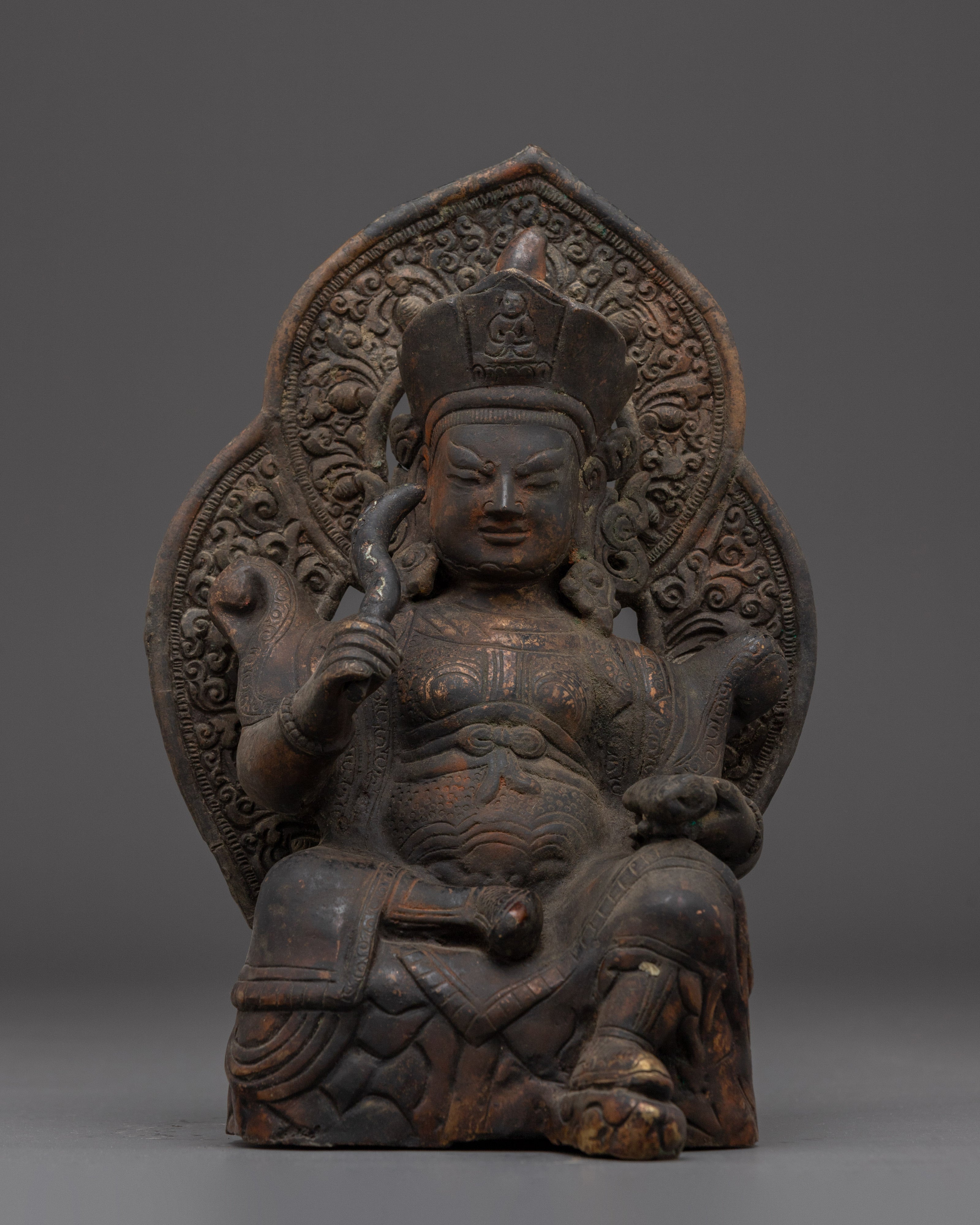 Virudhaka Guardian Deity Statue
