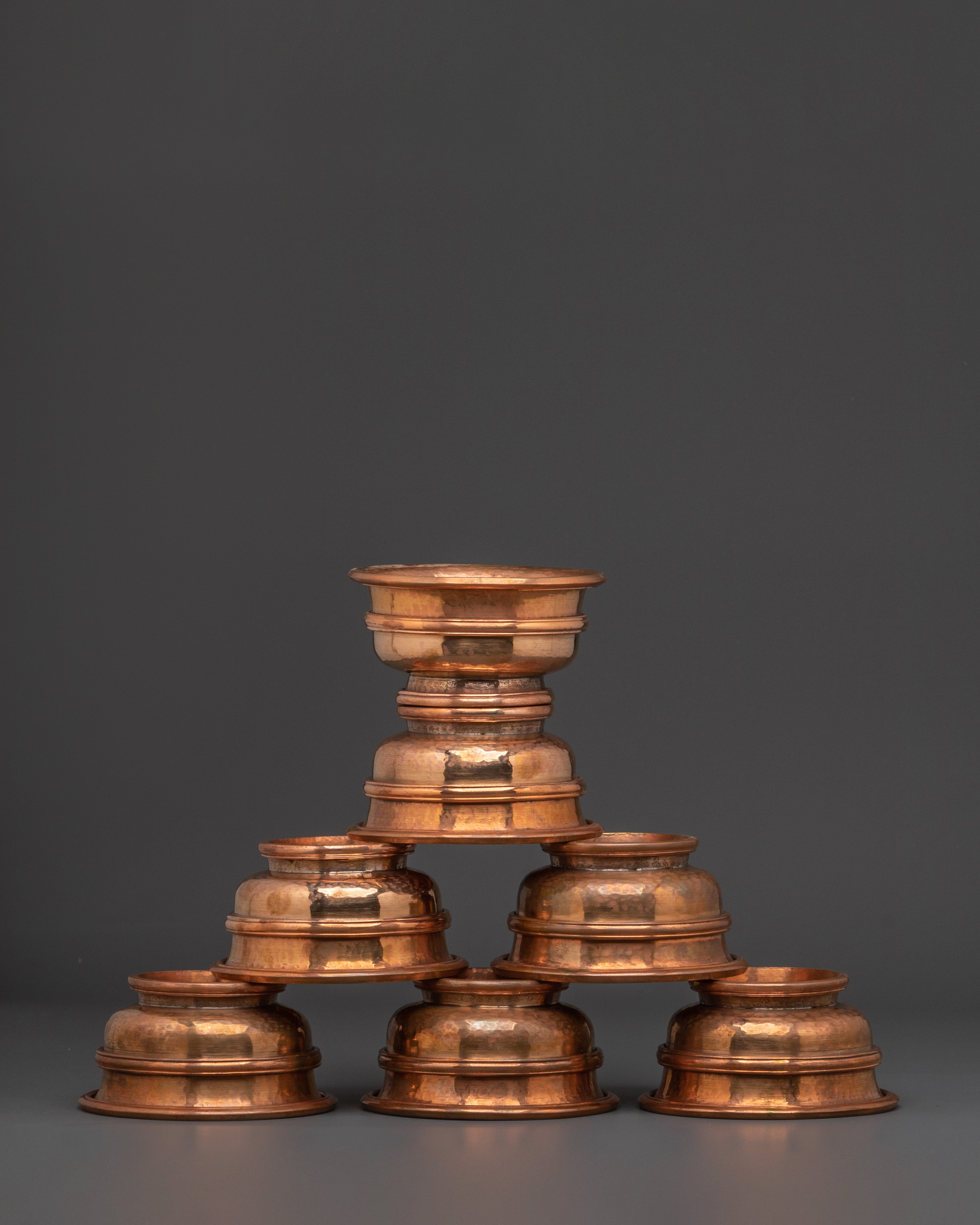 Handmade Meditation Offering Bowls Set | Ritual Bowls for Shrine Altar and Prayers
