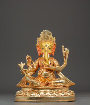 handmade-gold-plated-ganesh-sculpture