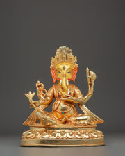 handmade-gold-plated-ganesh-sculpture