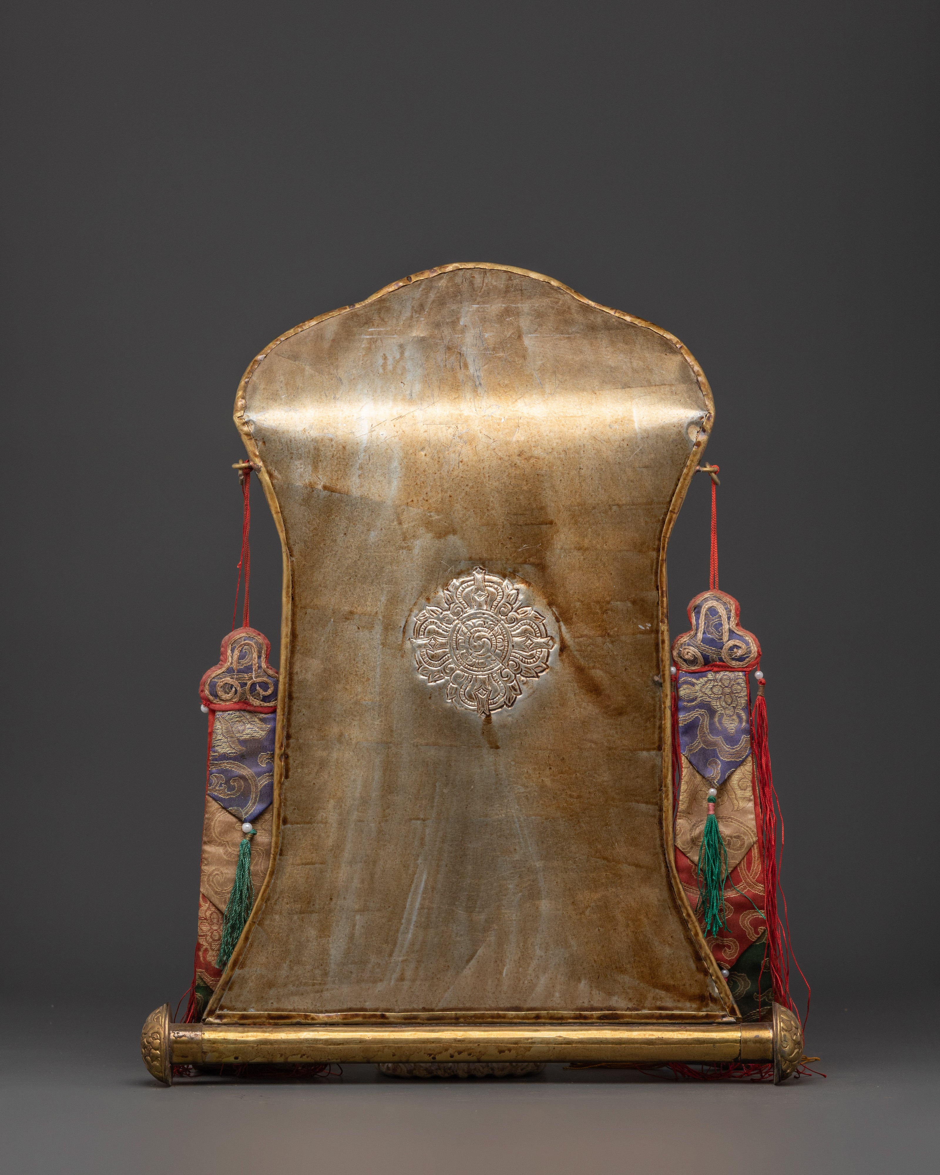 Intricate Brass and Copper Buddha Wall Hanging | Spiritual Artwork