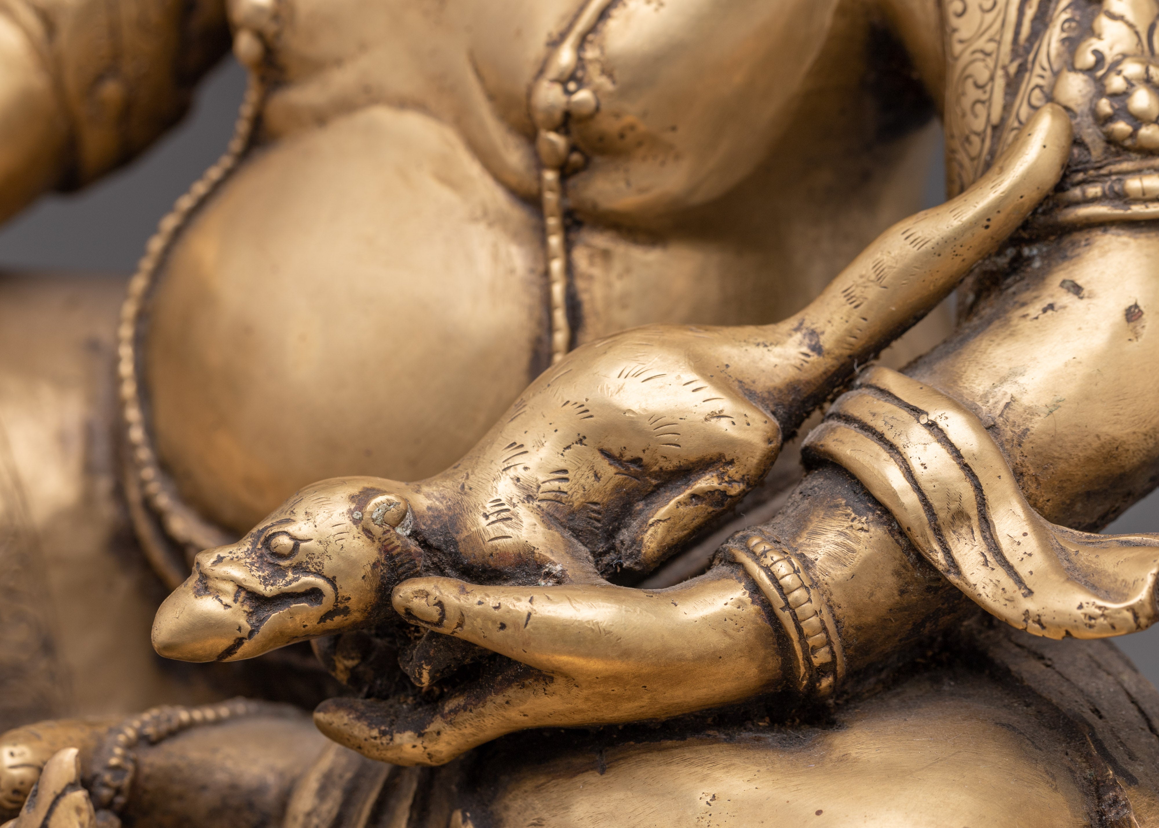 Wealth Deity Dzambhala Statue | Figurine for Prosperity