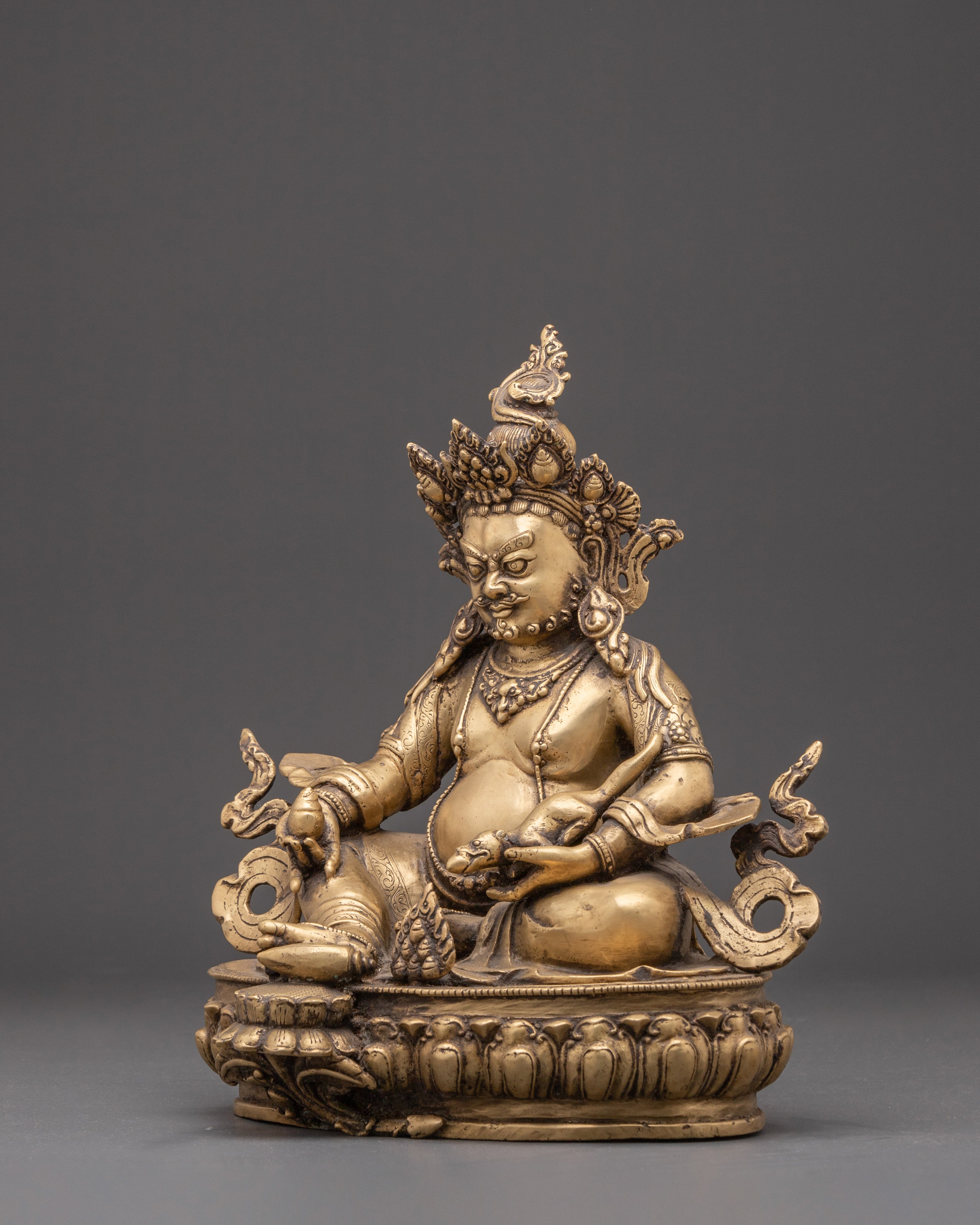 Wealth Deity Dzambhala Statue | Figurine for Prosperity