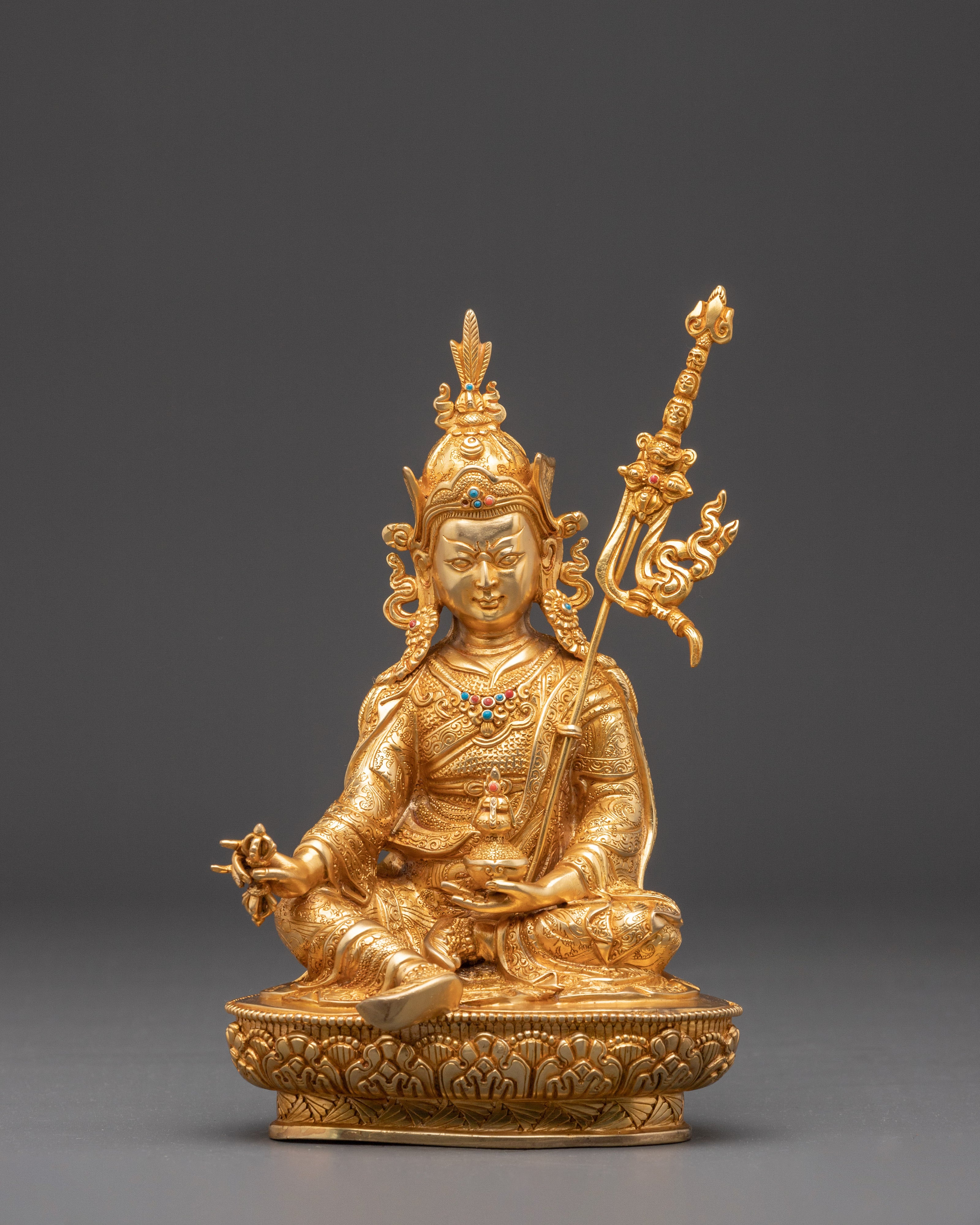 Padmasambhava Sculpture | Tibetan Guru Rinpoche Statue