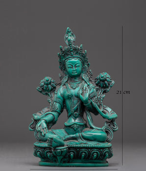 Spiritual Green Tara sculpture | Tibetan Goddess Tara Statue