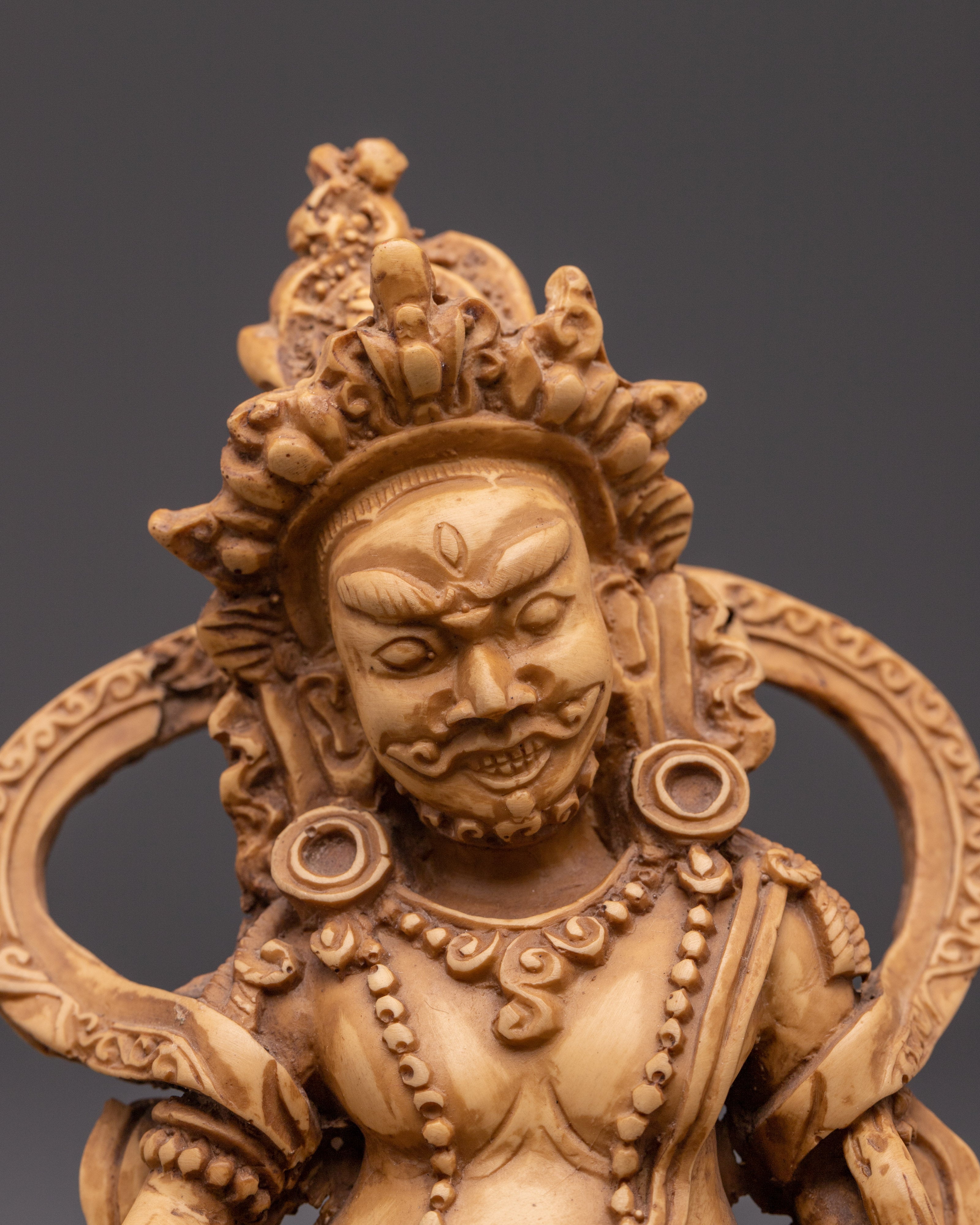 Dzambhala God of Prosperity Sculpture | Symbol of Wealth and Compassion