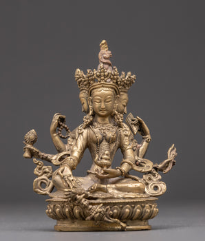 Vasudhara Goddess of Wealth Statue | Representation of Prosperity and Grace
