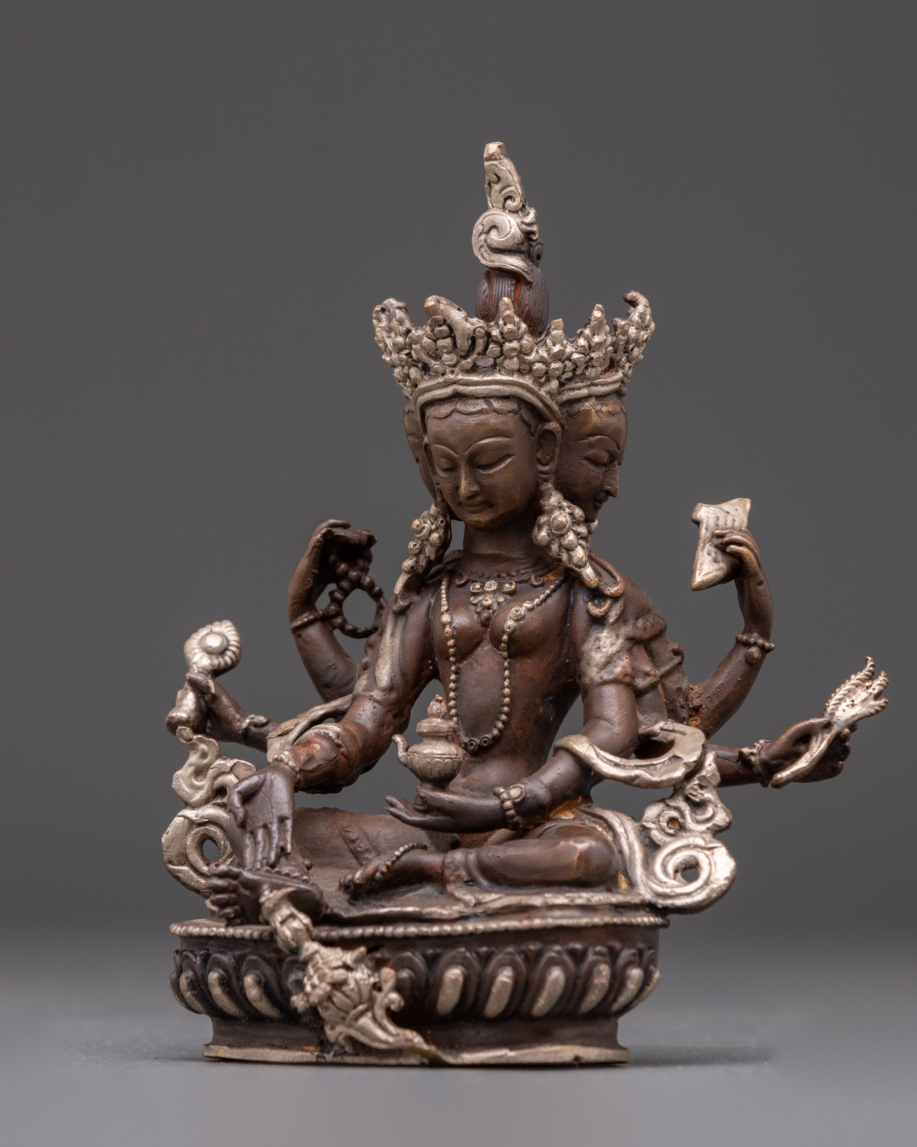 Tibetan goddess Vasudhara statue |  Symbol of Wisdom