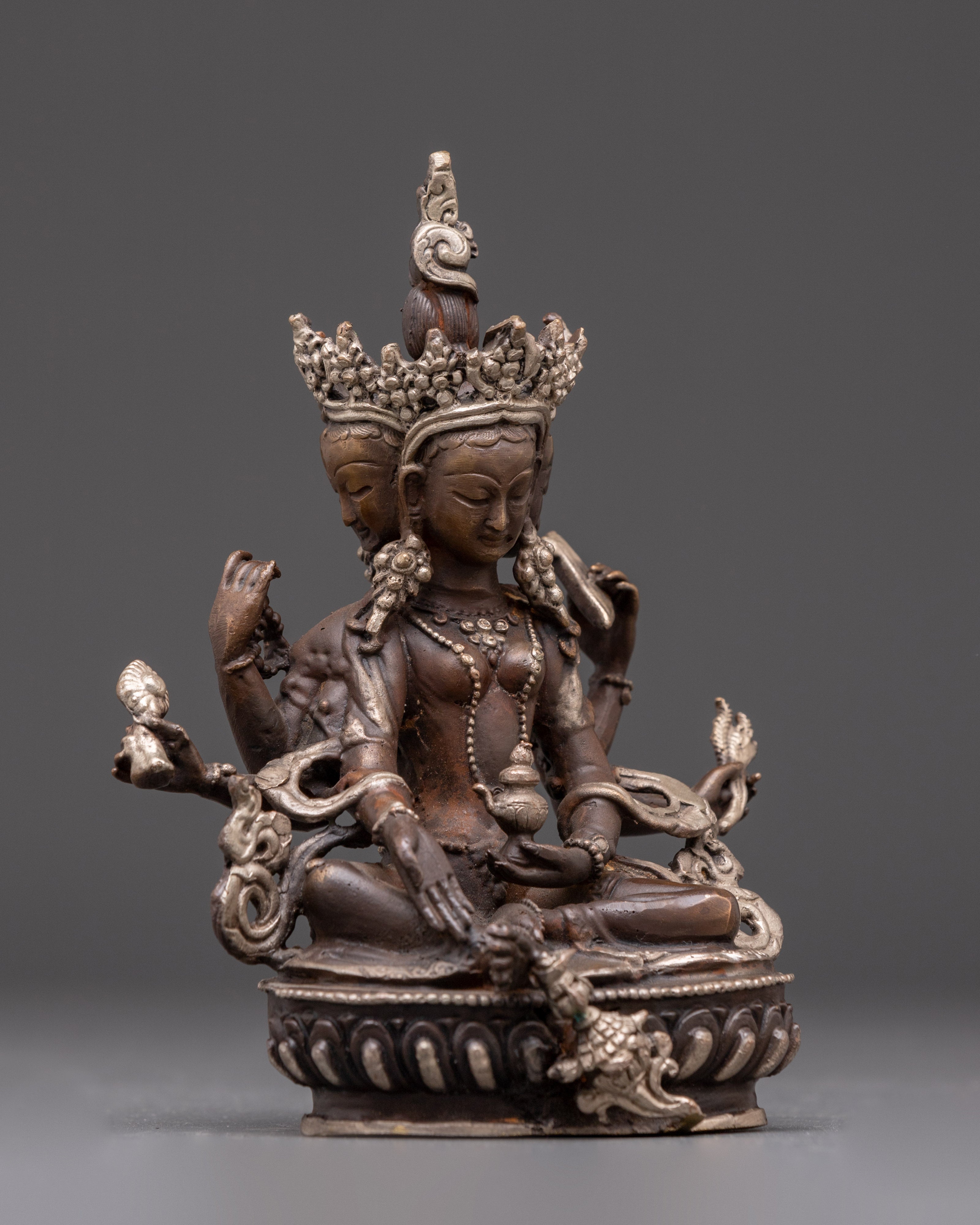 Tibetan goddess Vasudhara statue |  Symbol of Wisdom