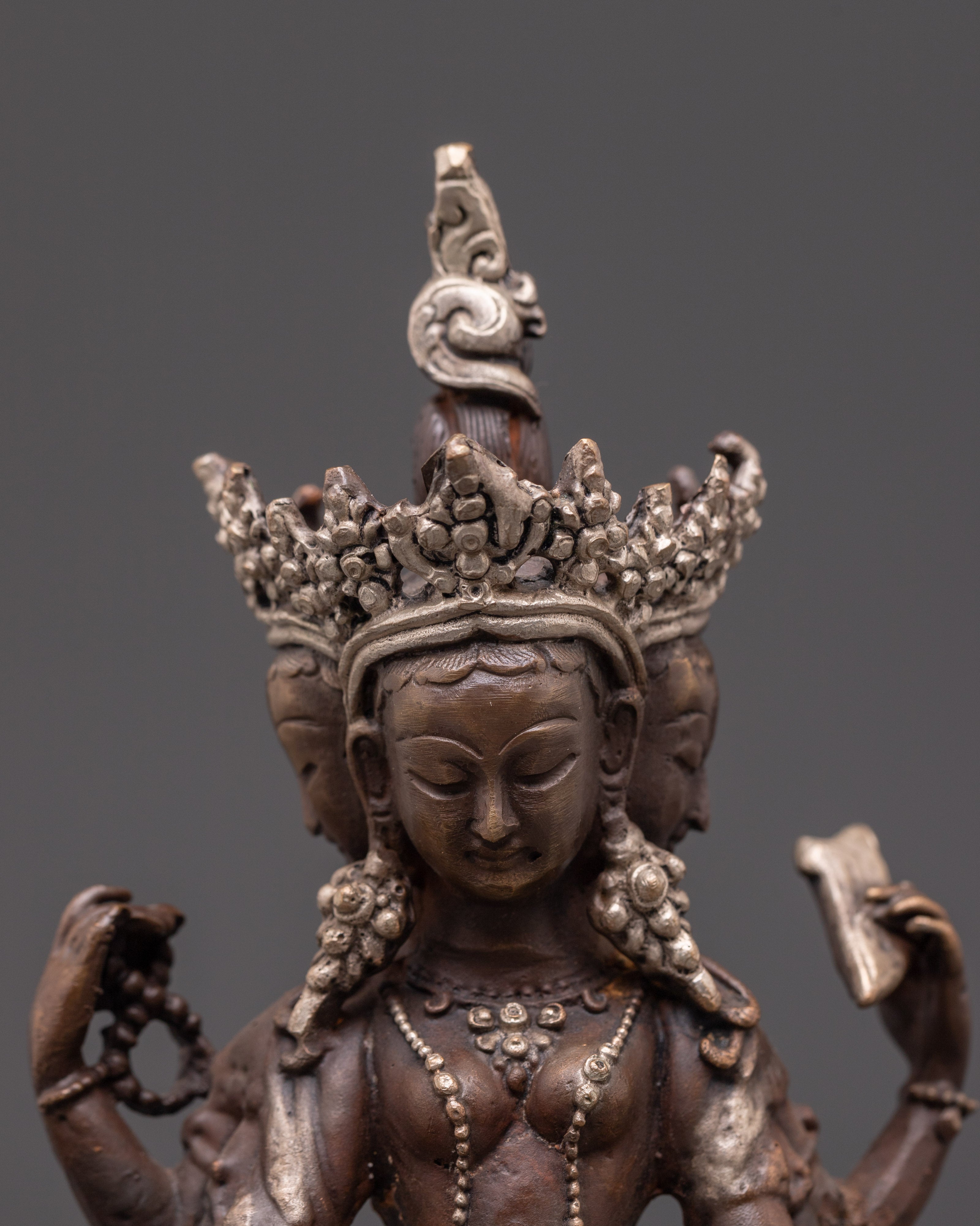 Tibetan goddess Vasudhara statue |  Symbol of Wisdom